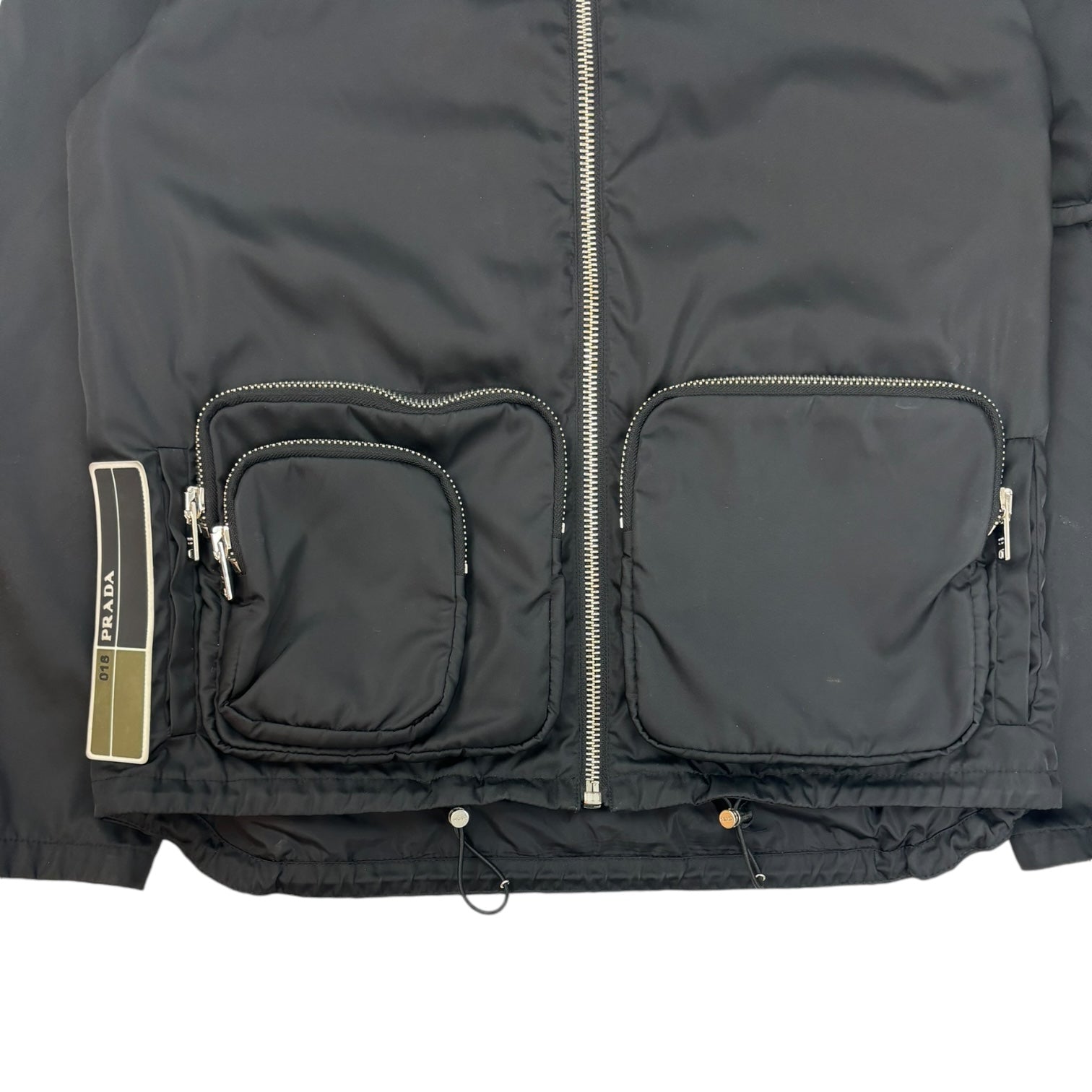 Prada Nylon Multi-Pocket Jacket Black