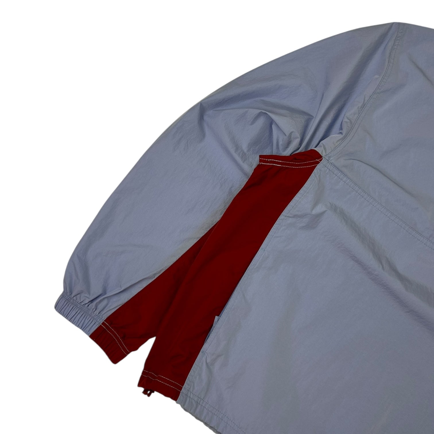 Stussy Warm Up Pullover 1/4 Zip Jacket Blue/Red