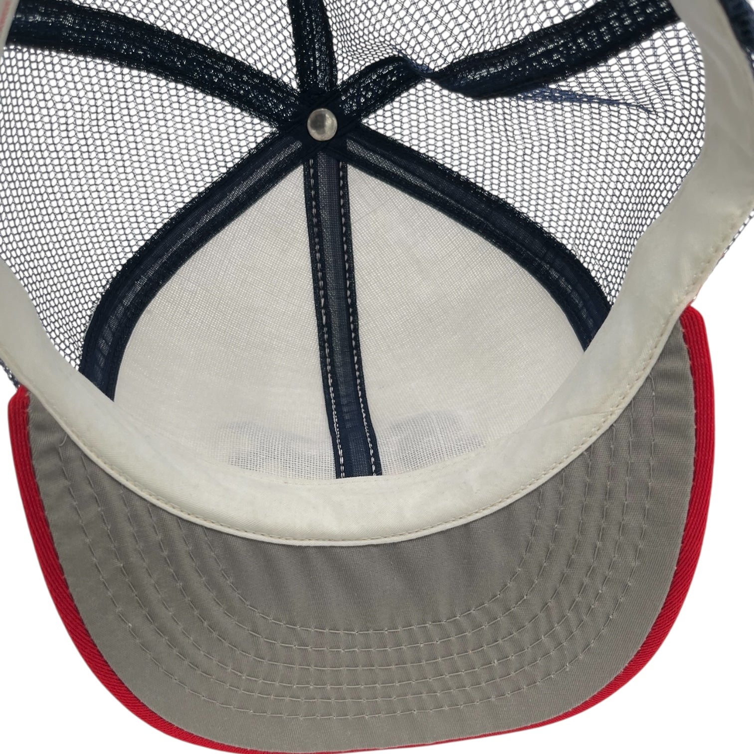 Vintage Boston Red Sox Trucker Hat White/Navy/Red