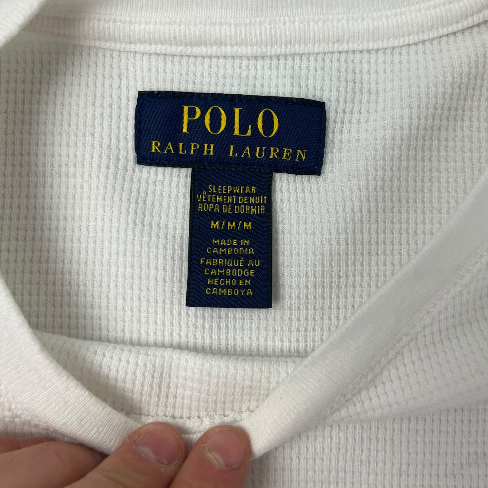 Polo Ralph Lauren Basketball Polo Bear Thermal Knit