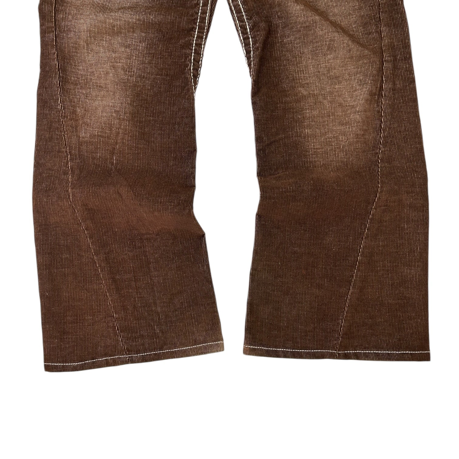 Vintage Y2K True Religion Joey Big T Corduroy Pants Brown