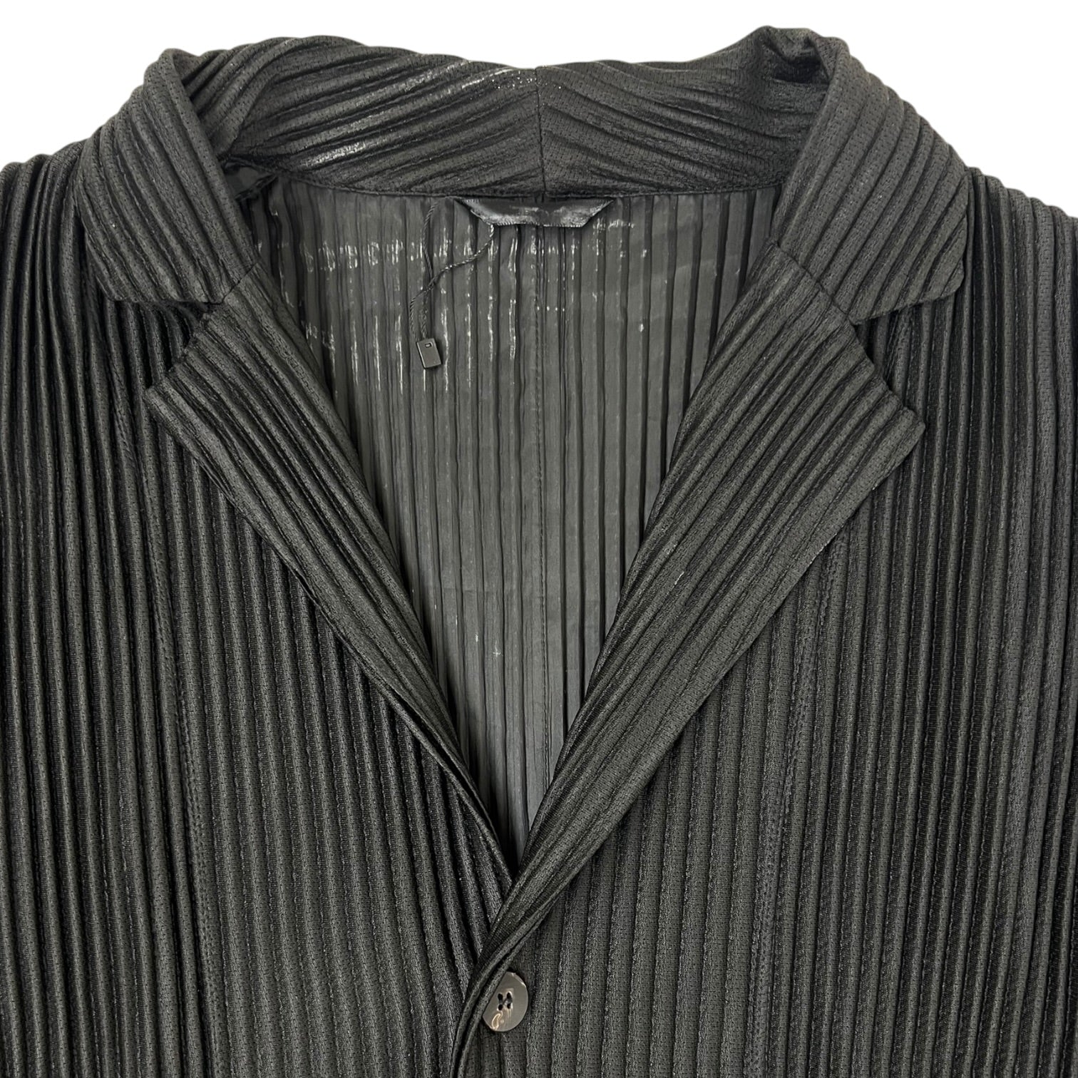 Homme Plissé Issey Miyake Pleats Please Blazer Black