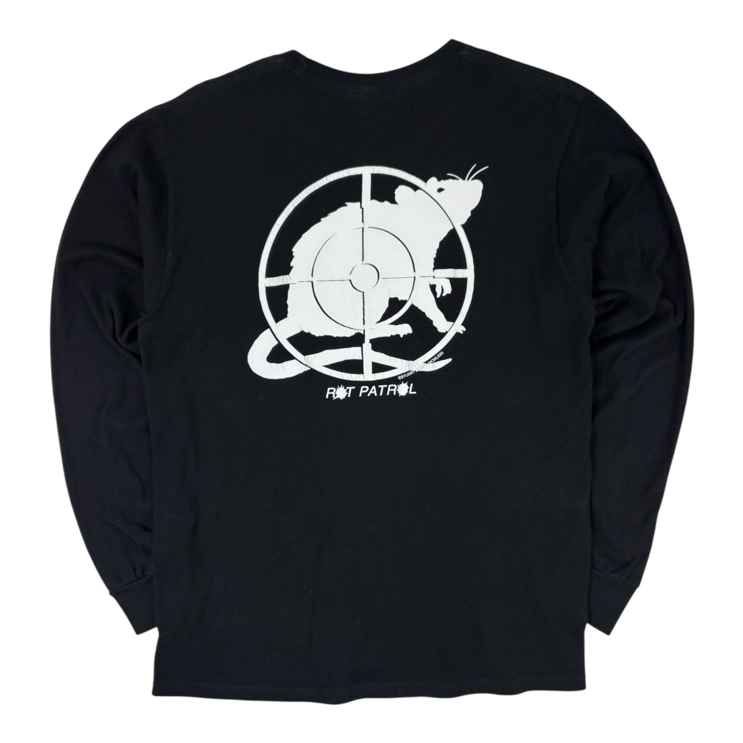 Stussy Rat Patrol Long Sleeve T-Shirt Black