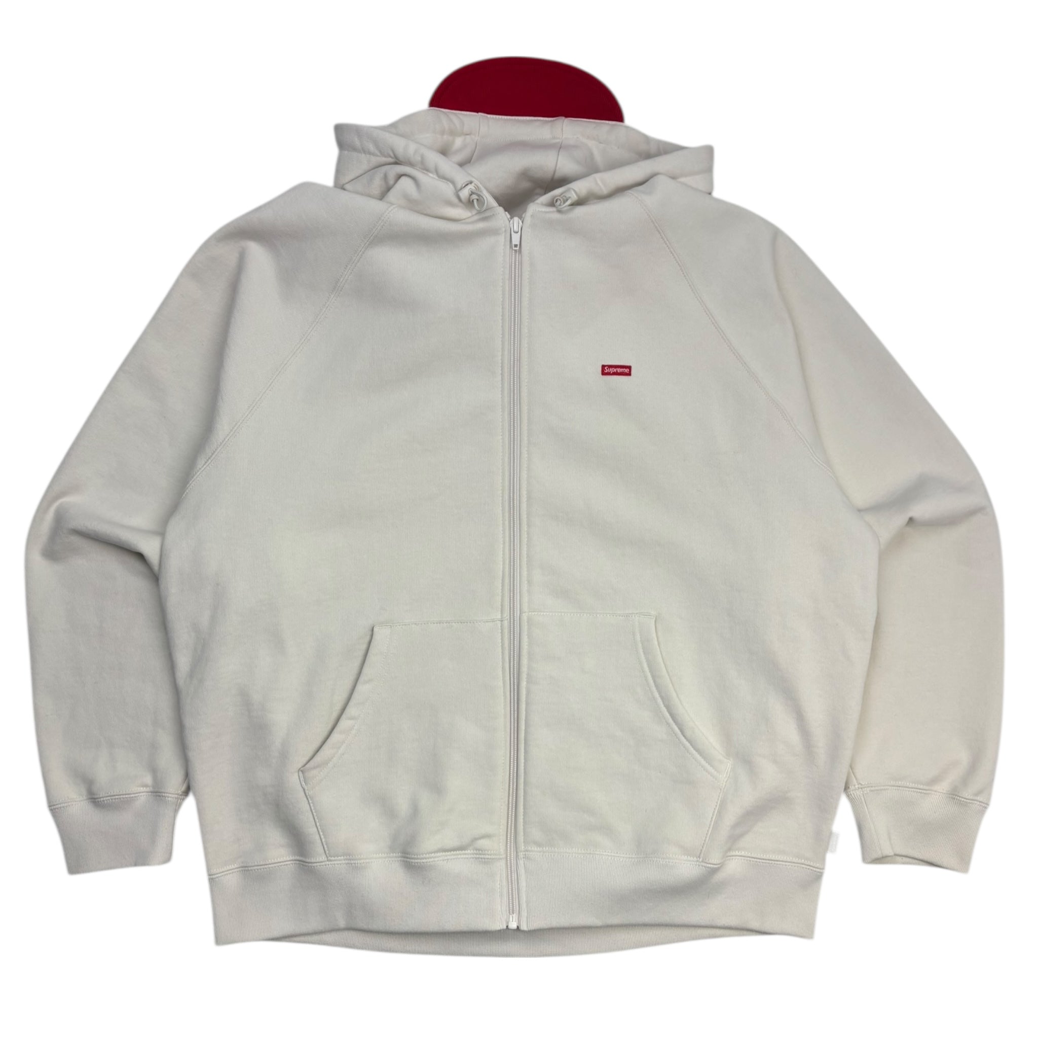 Supreme Brim Zip Up Hooded Sweatshirt Stone