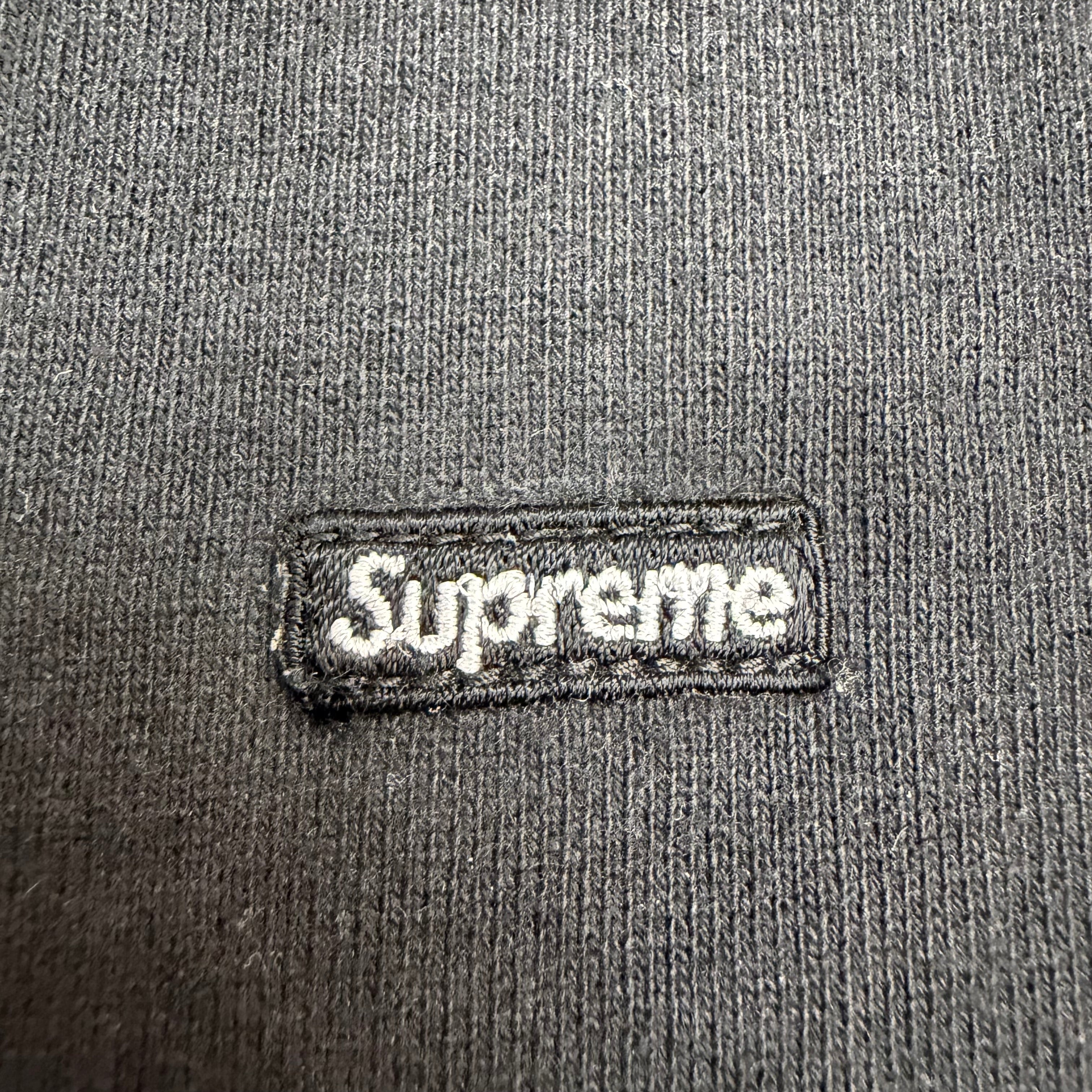 Supreme Zip Up Sweat Vest Black
