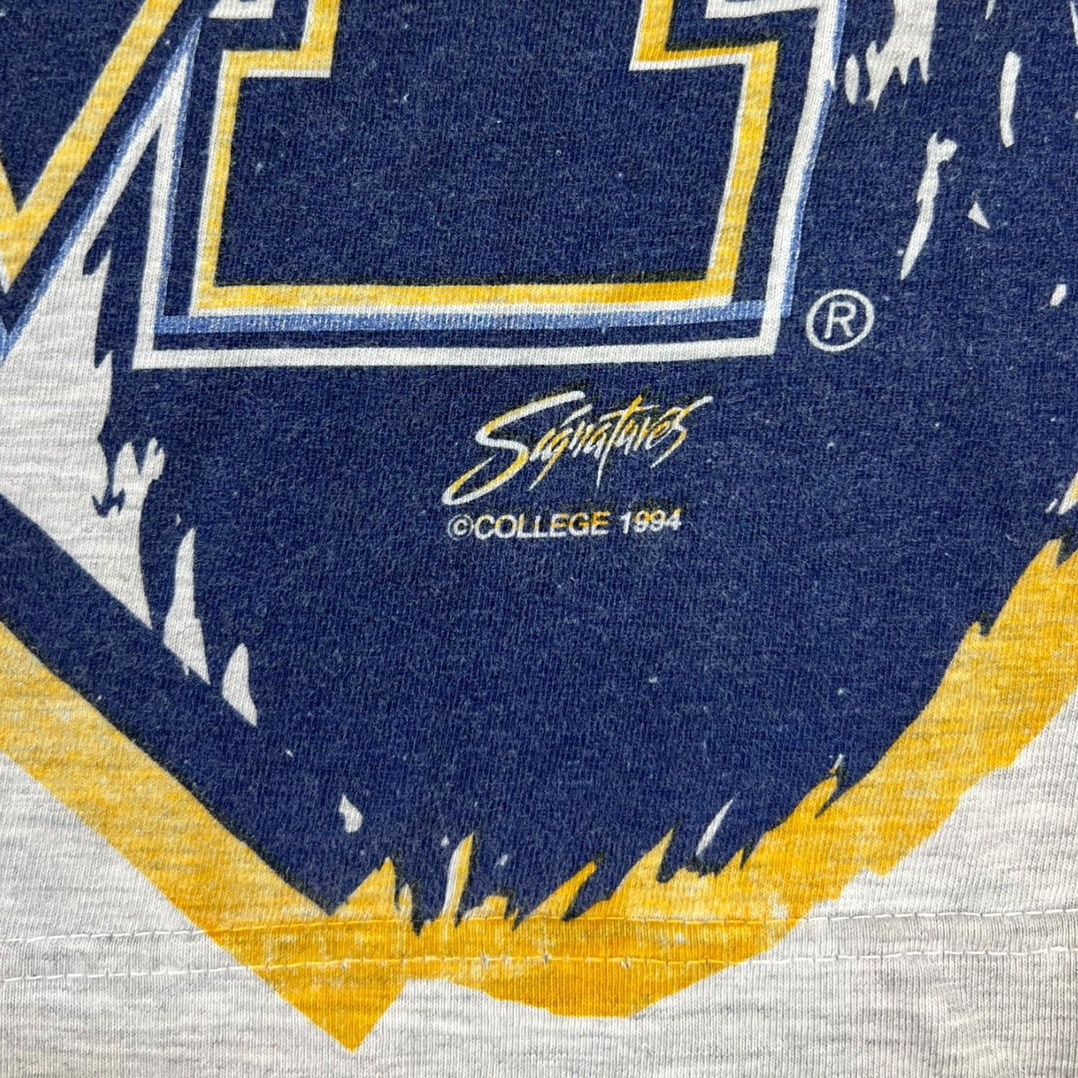Vintage 1994 University of Michigan All Over Wolverine T-Shirt