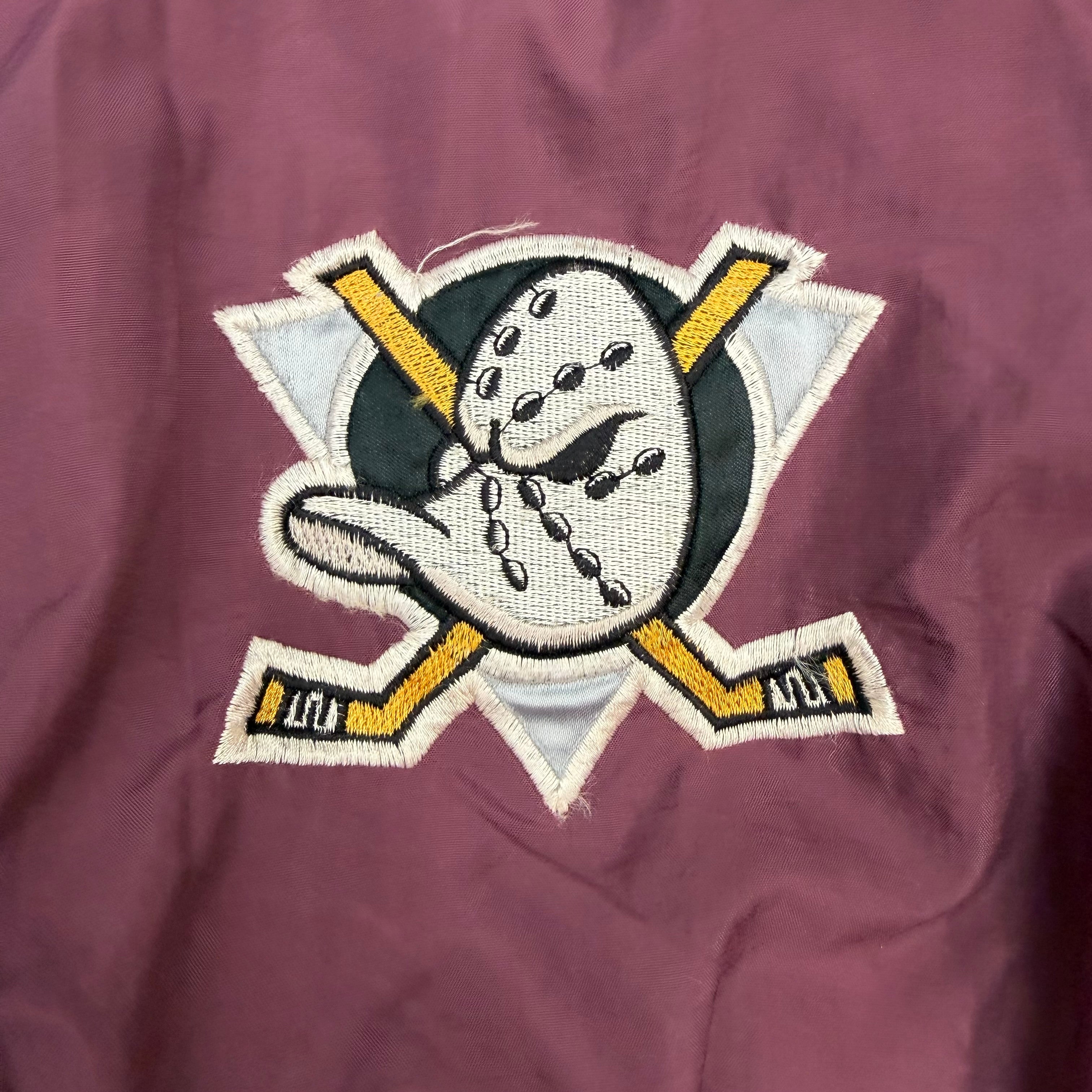 Vintage NHL Anaheim Mighty Ducks Zip Up Jacket Purple/Blue