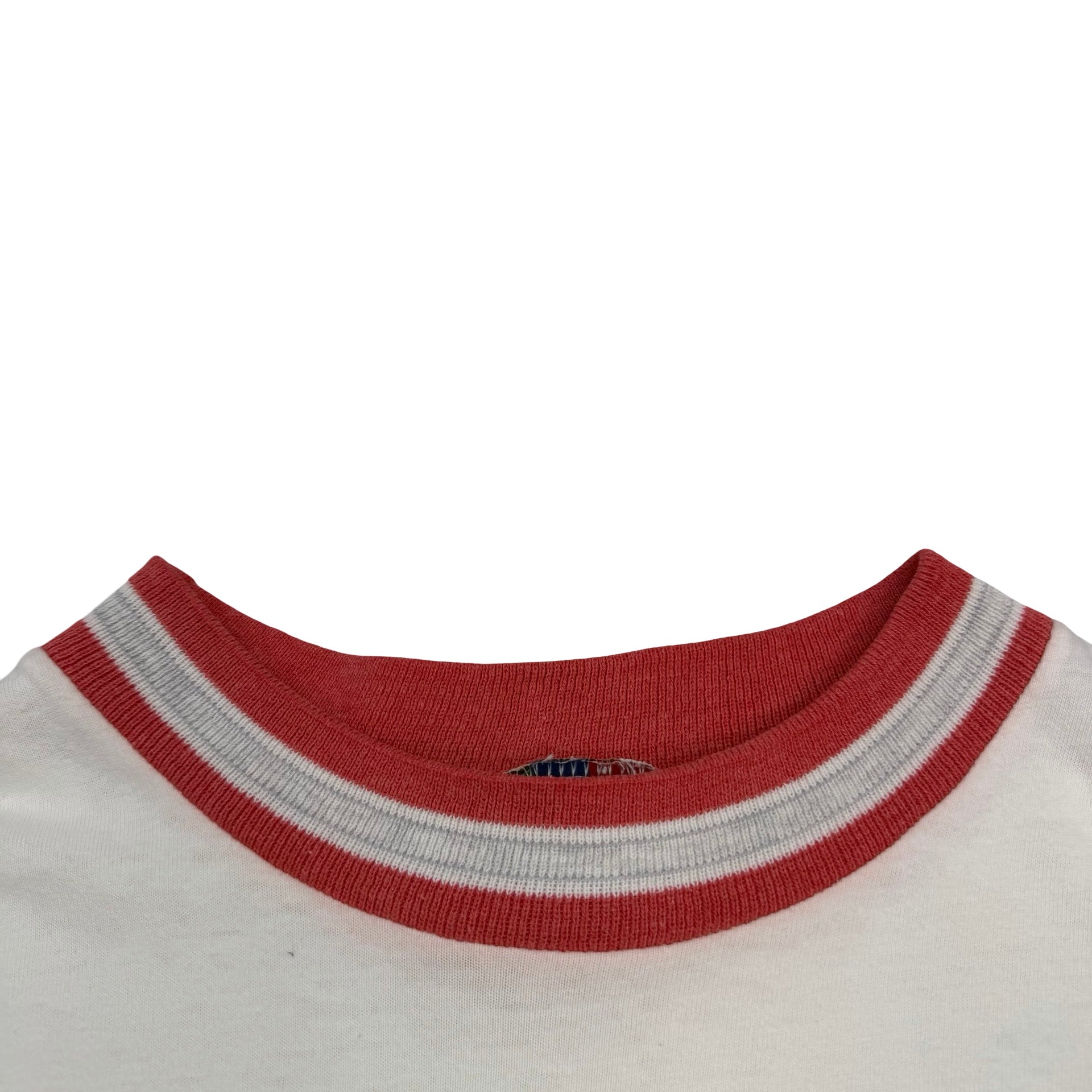 Vintage United States Navy Ringer Tee White