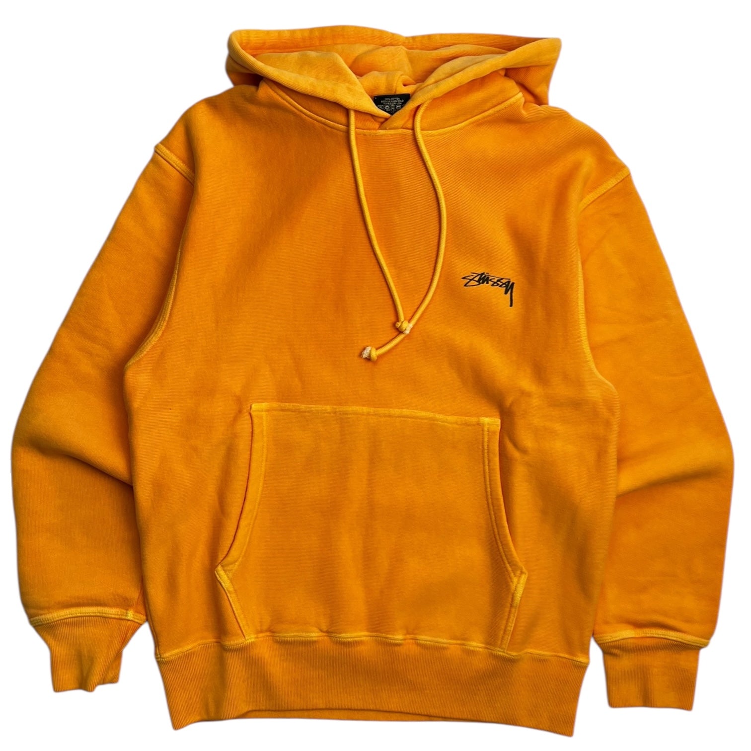 Stüssy Smooth Stock Pigment Dyed Hoodie Orange