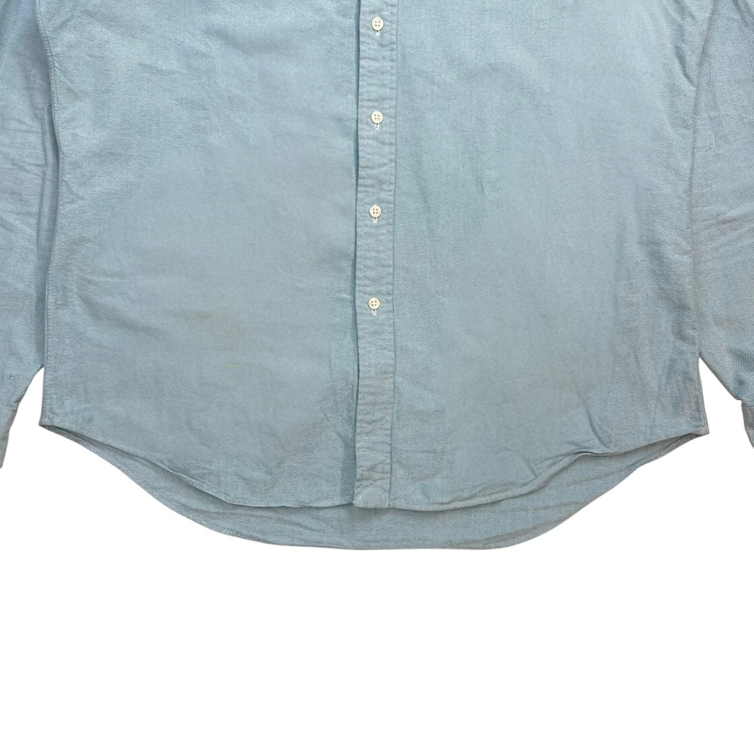 Vintage Ralph Lauren Polo Button Up Shirt Light Blue