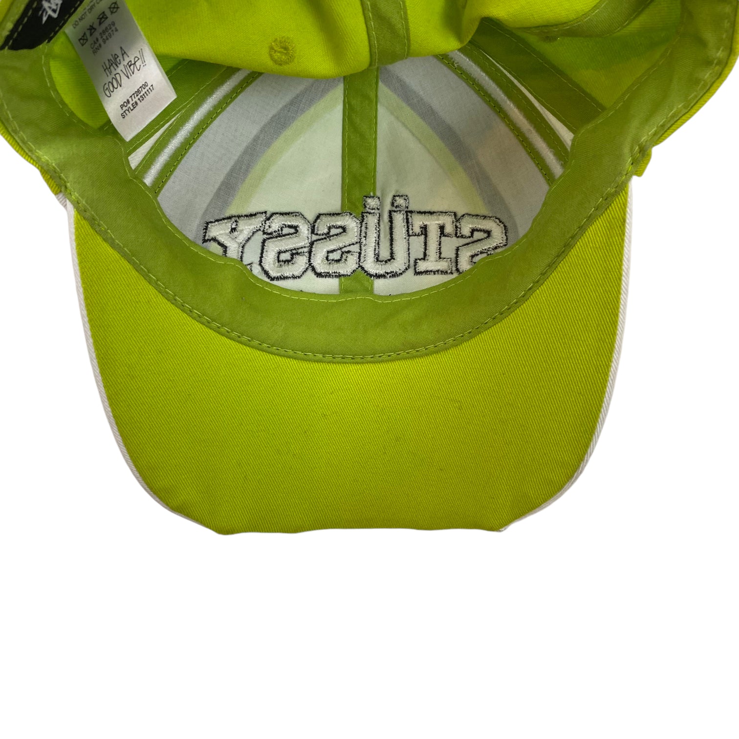 Stüssy Low Pro Souvenir Hat Lime Green