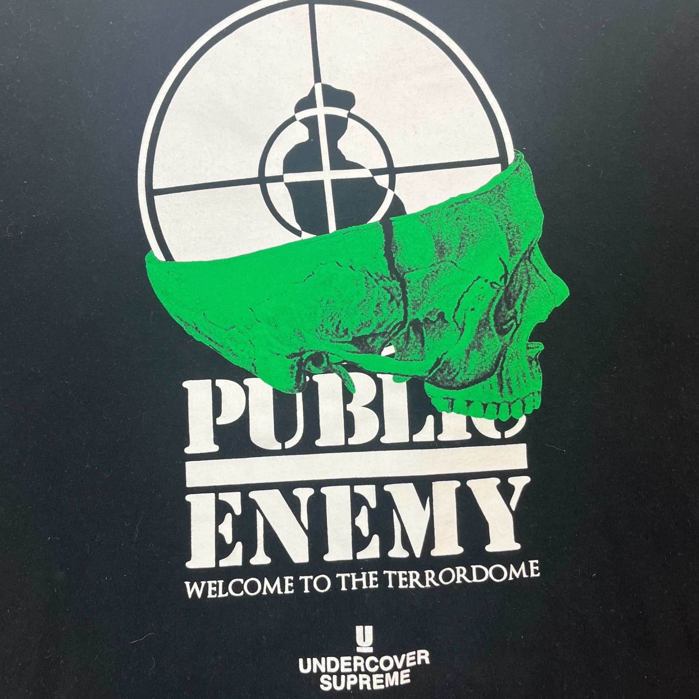 Supreme Undercover Public Enemy Skull Tee Black