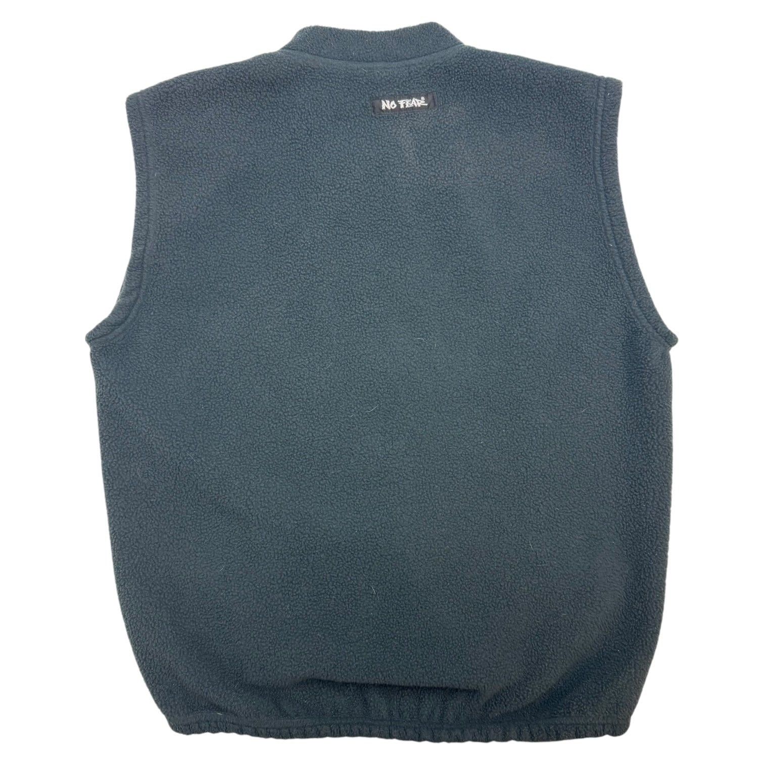 Vintage No Fear Fleece Vest Black