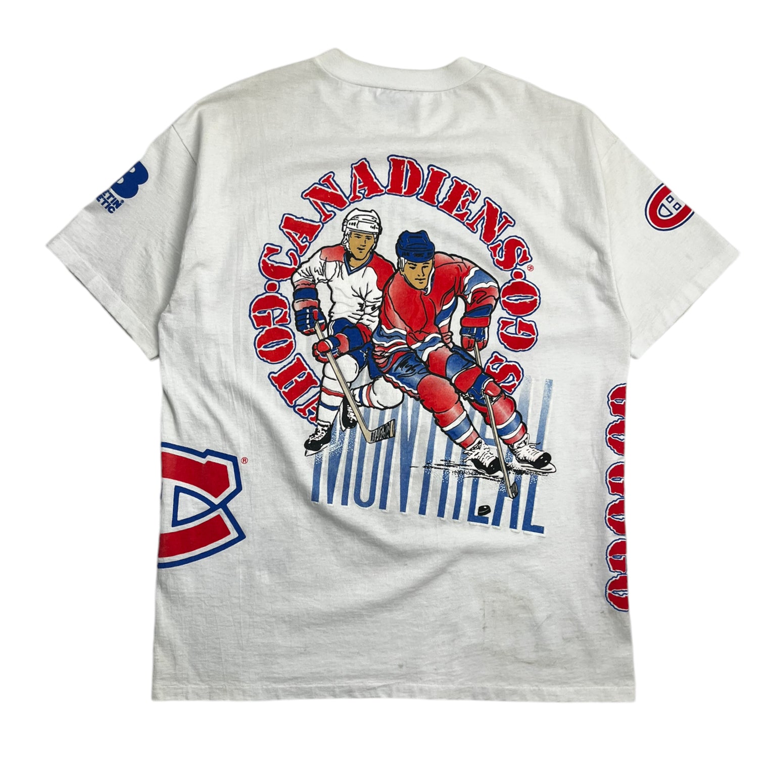 1990 Montreal Canadiens Bulletin T-Shirt