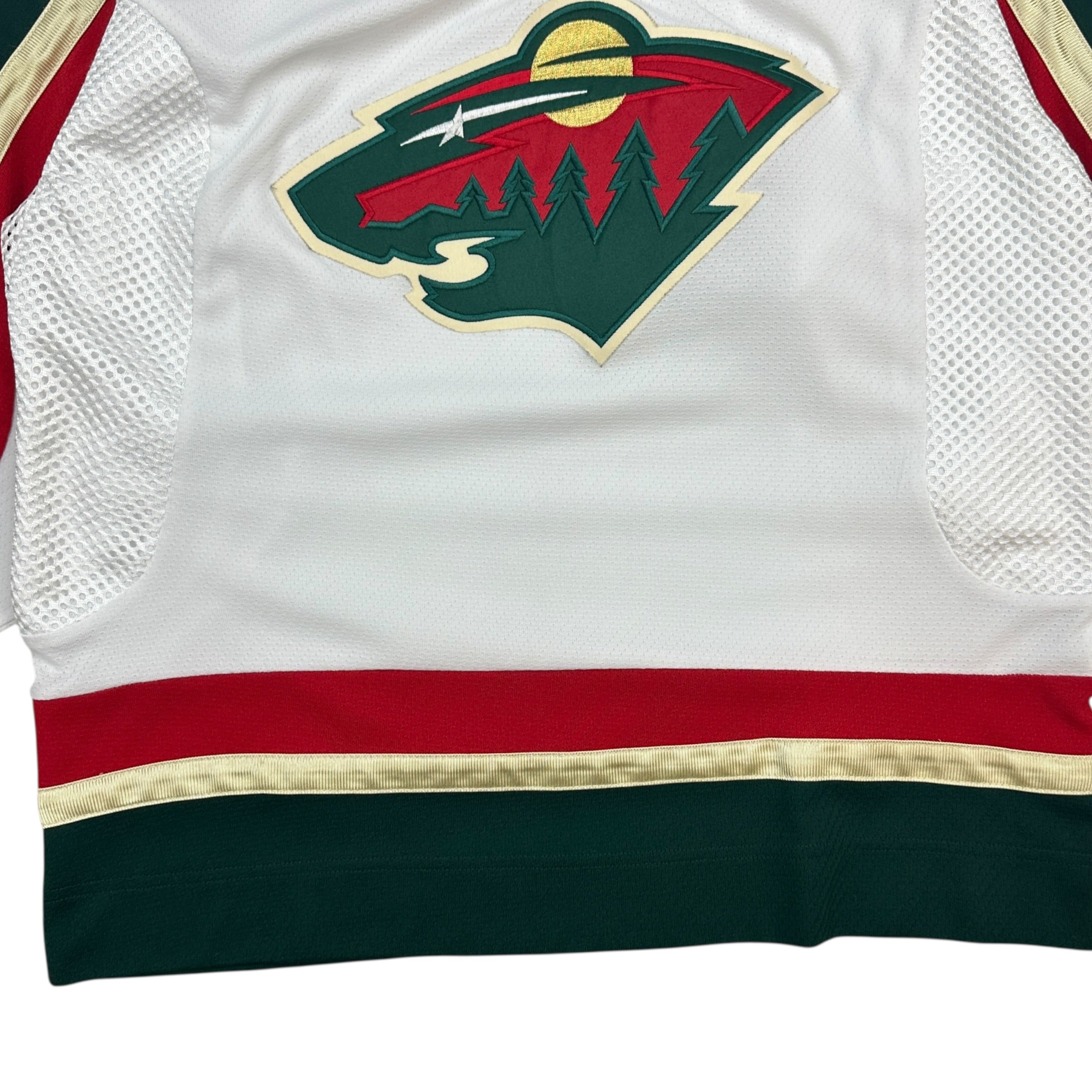 Vintage CCM Minnesota Wild Jersey White/Green