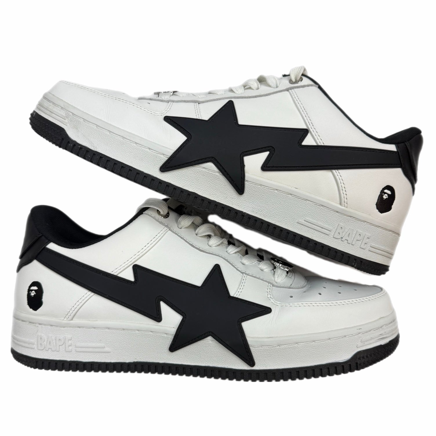 Bathing Ape Bape Sta OS White/Black (Used)
