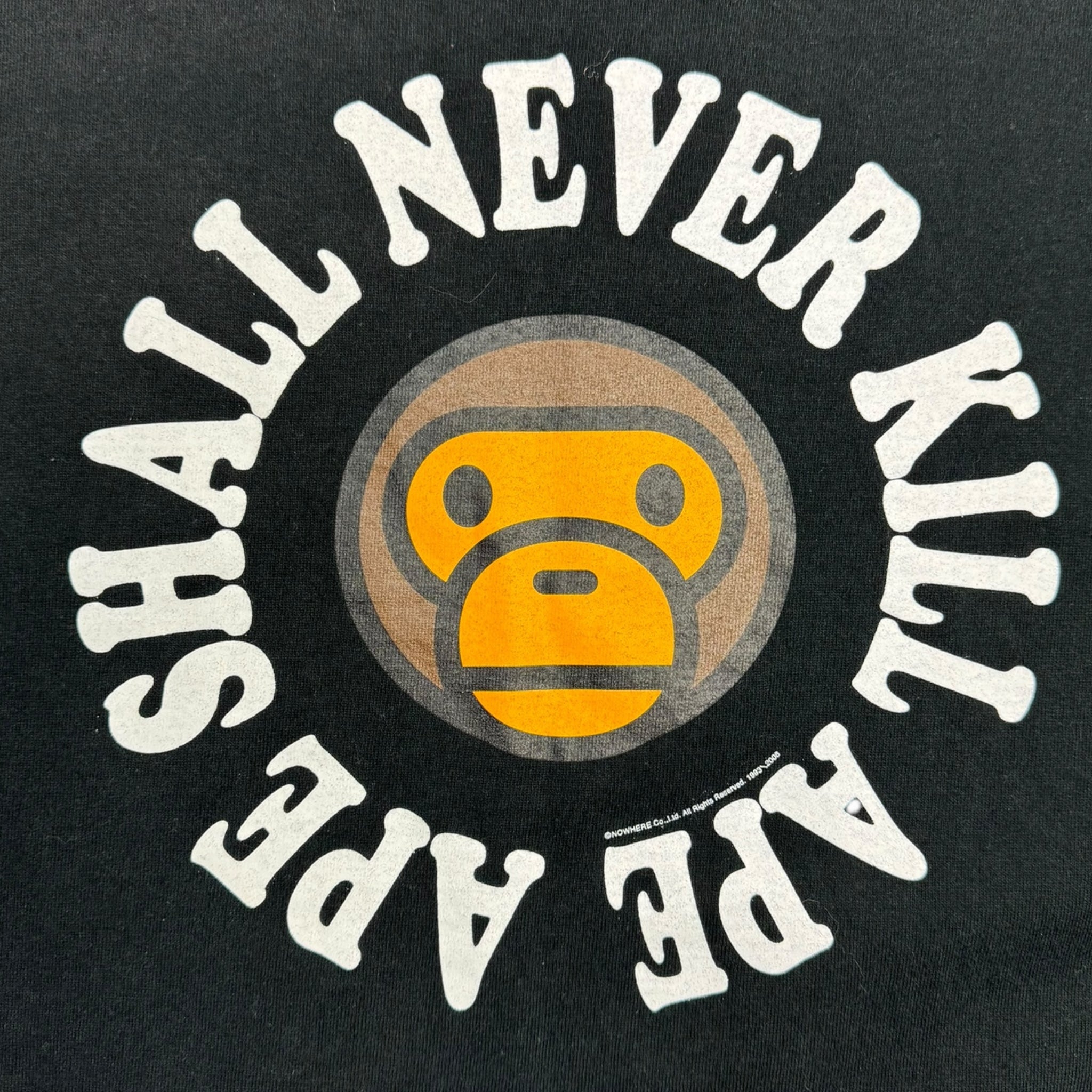 BAPE Baby Milo Ape Shall Never Kill Ape T-Shirt