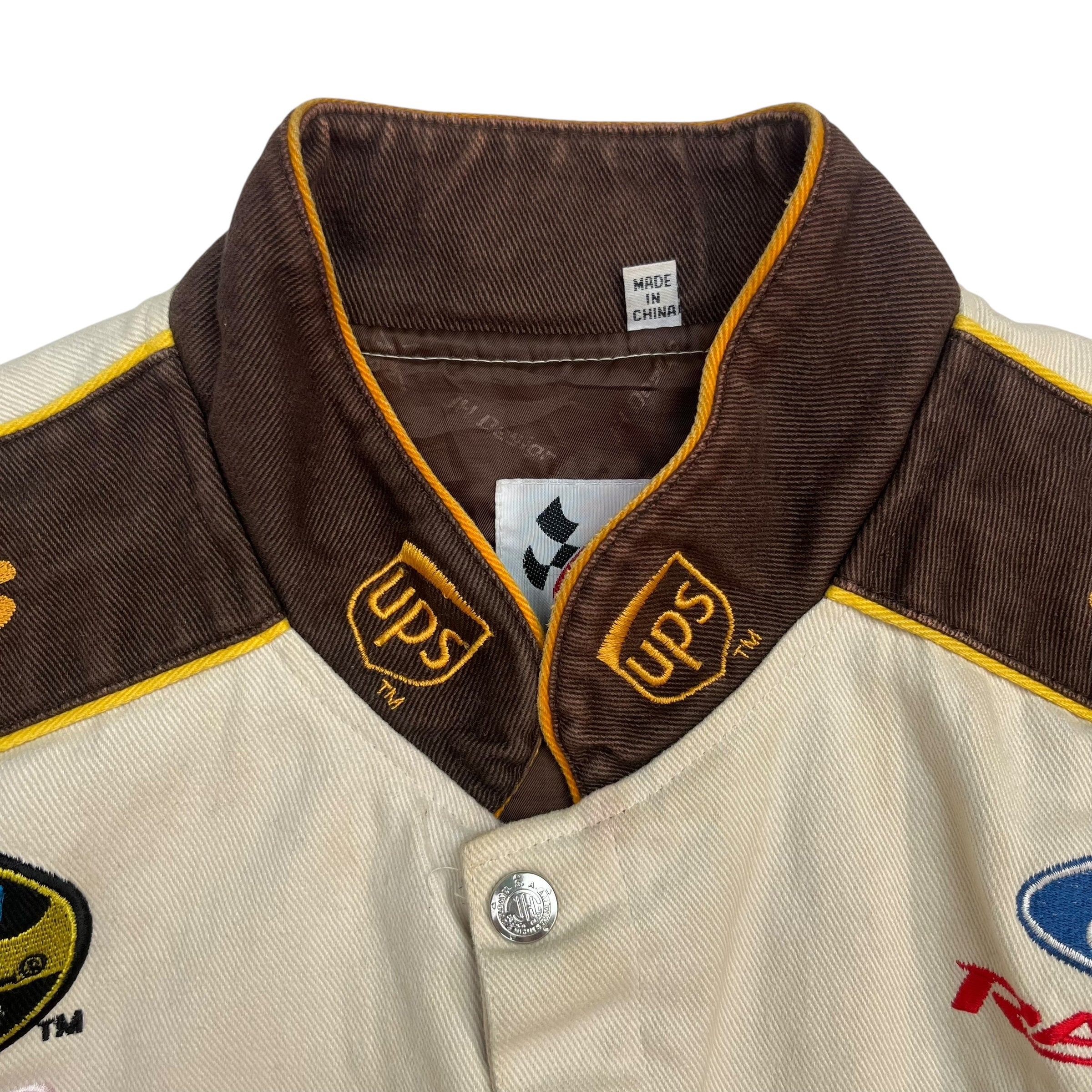 UPS Racing Jacket White/Brown