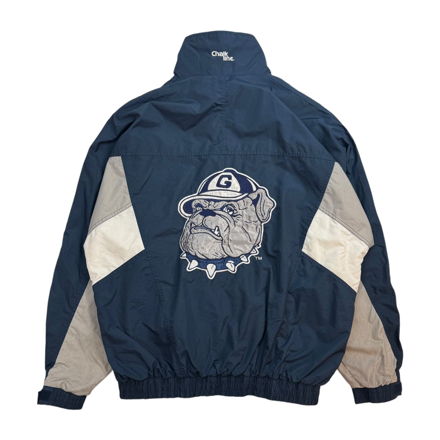 Vintage Chalk Line Georgetown Hoyas Sport Jacket Navy Blue