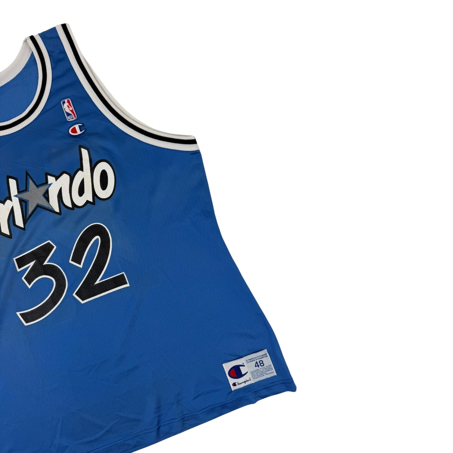 Vintage Champion Orlando Magic Shaquille O'Neal Jersey Blue