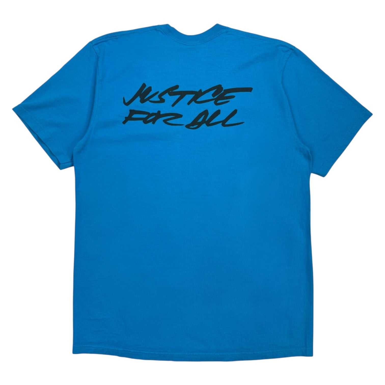 Supreme Futura Logo Tee Bright Blue