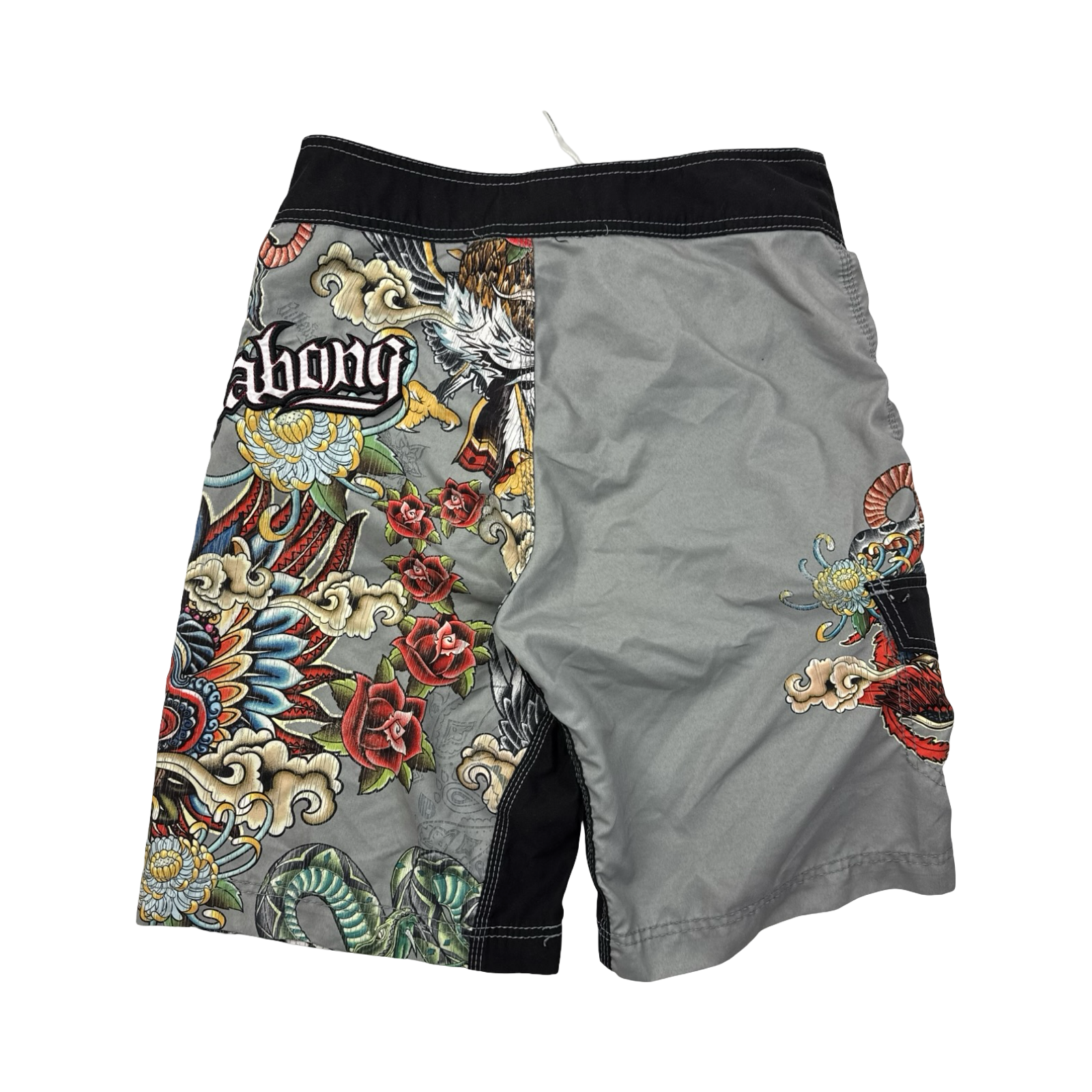 Y2K Billabong Surf Tattoo Board Shorts