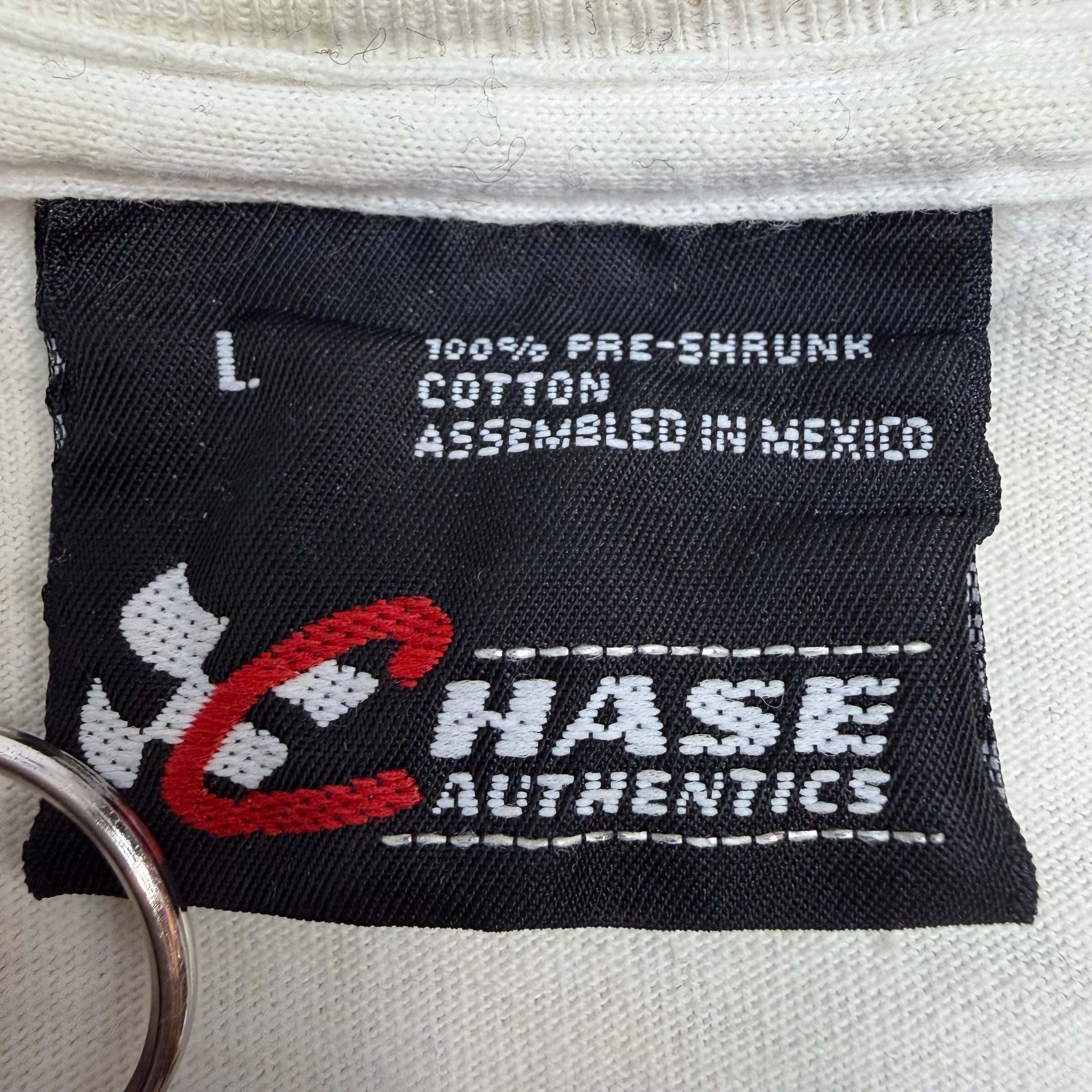 Vintage Dale Jarrett NASCAR UPS Chase Authentics Tee White