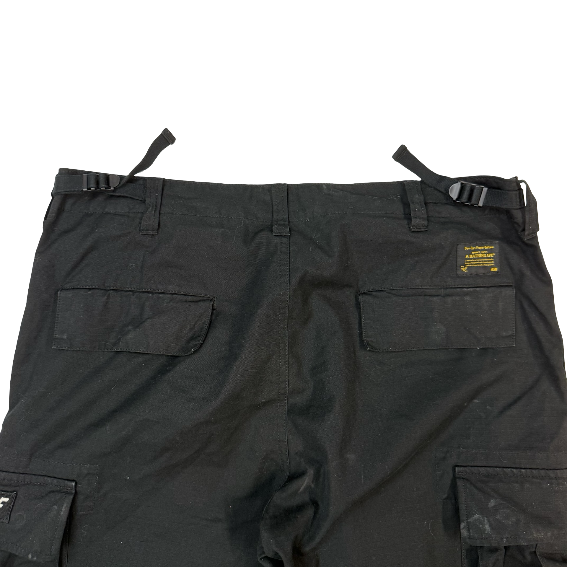 A Bathing Ape Cargo Pants Black