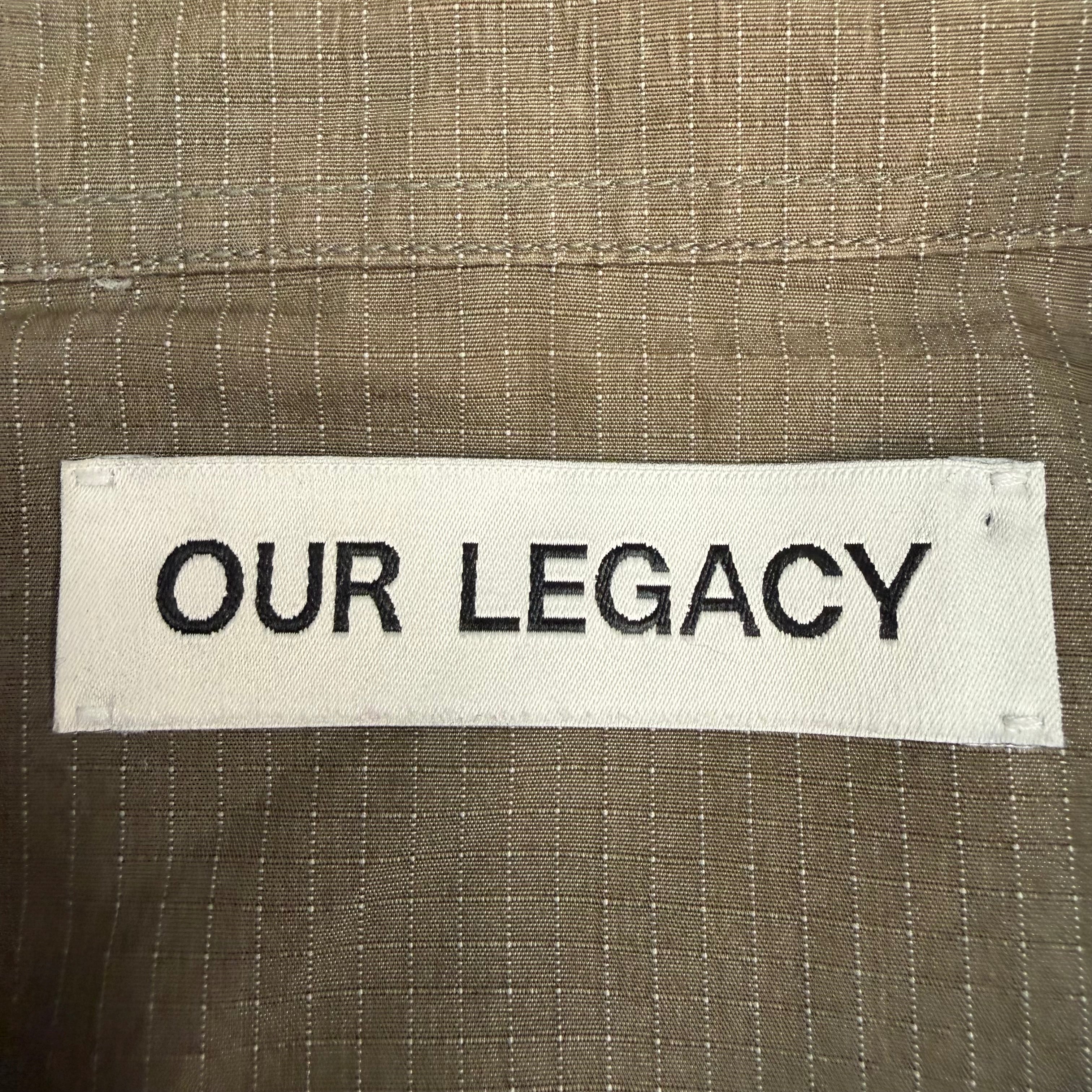 Our Legacy Military Base Shirt Olive Green