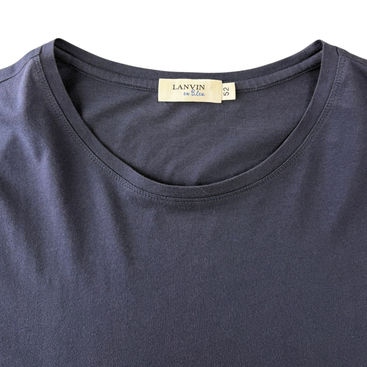 LANVIN En Bleu 10th Anniversary T-Shirt Navy