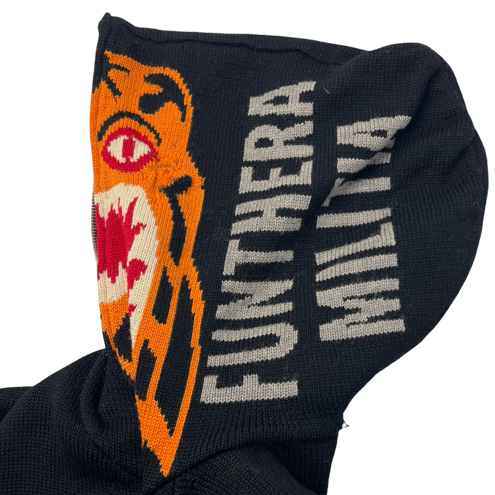 BAPE Tiger Full Zip Knit Hoodie