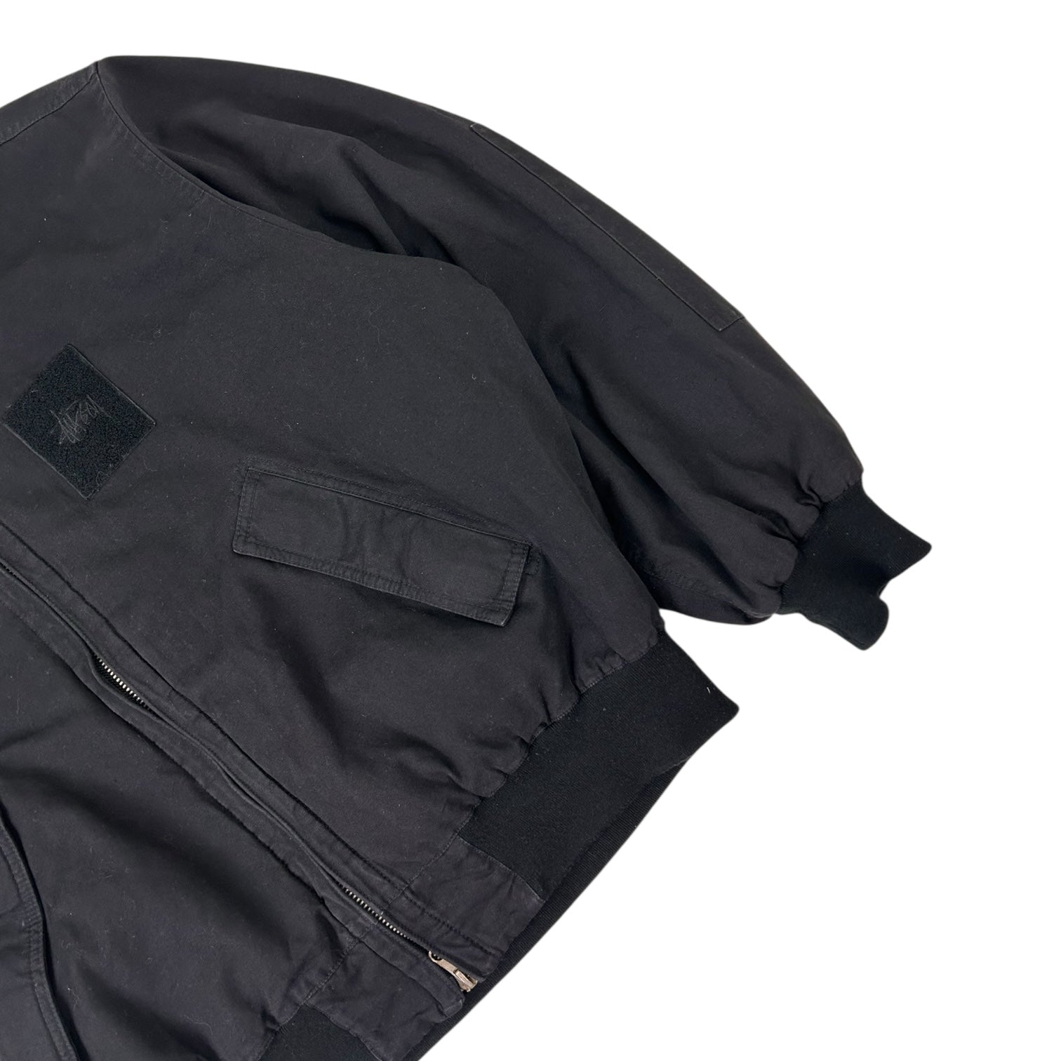 Stussy Flight Bomber Jacket Black
