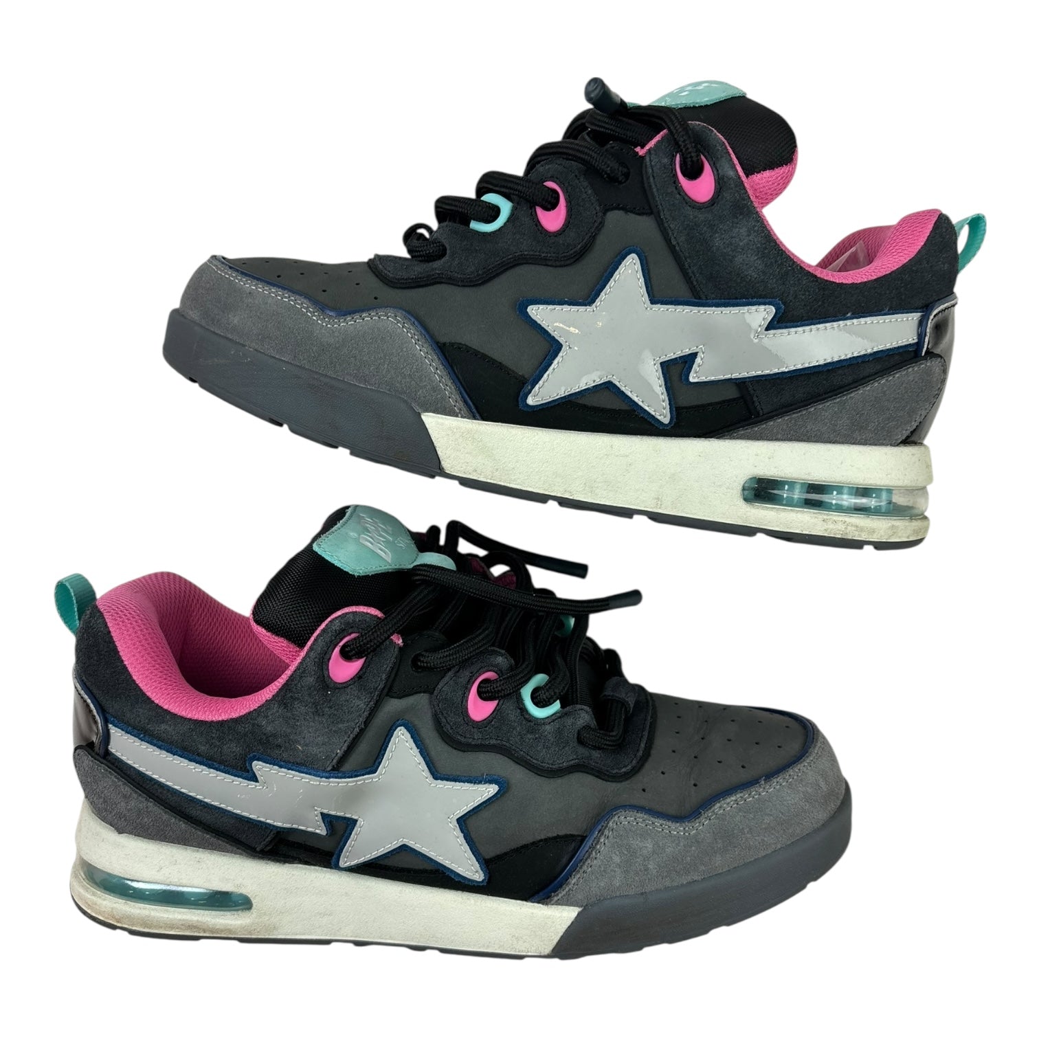 BAPE Flip Sta #2 Black Pink Blue (Used)