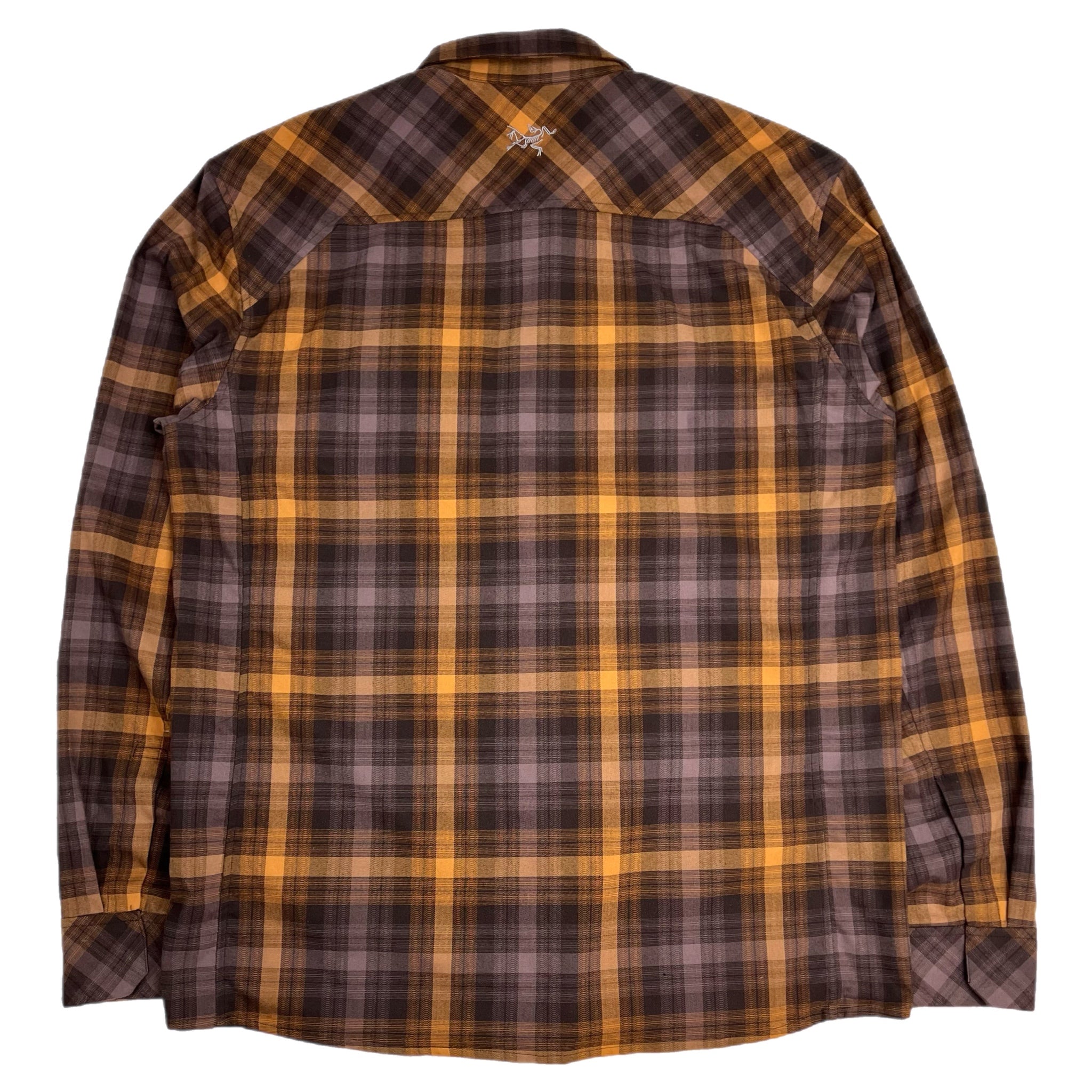 Arc’teryx Gryson Flannel Button Up Shirt Burgundy/Orange