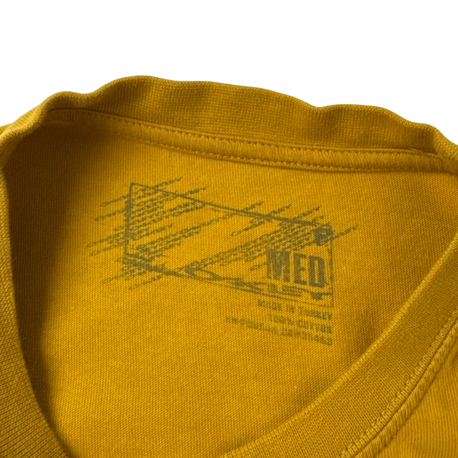 Y2K Oakley Skull & Motor Cyber T-Shirt Mustard