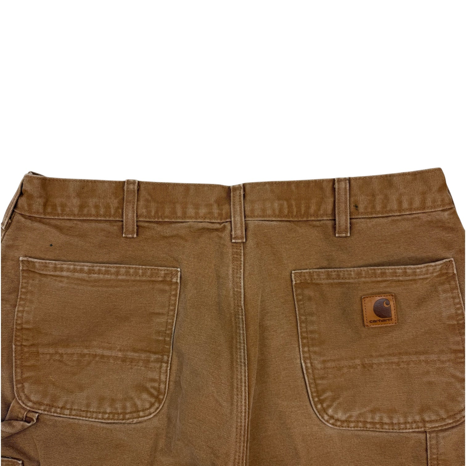 Vintage Carhartt Double Knee Blanket Lined Pants Brown