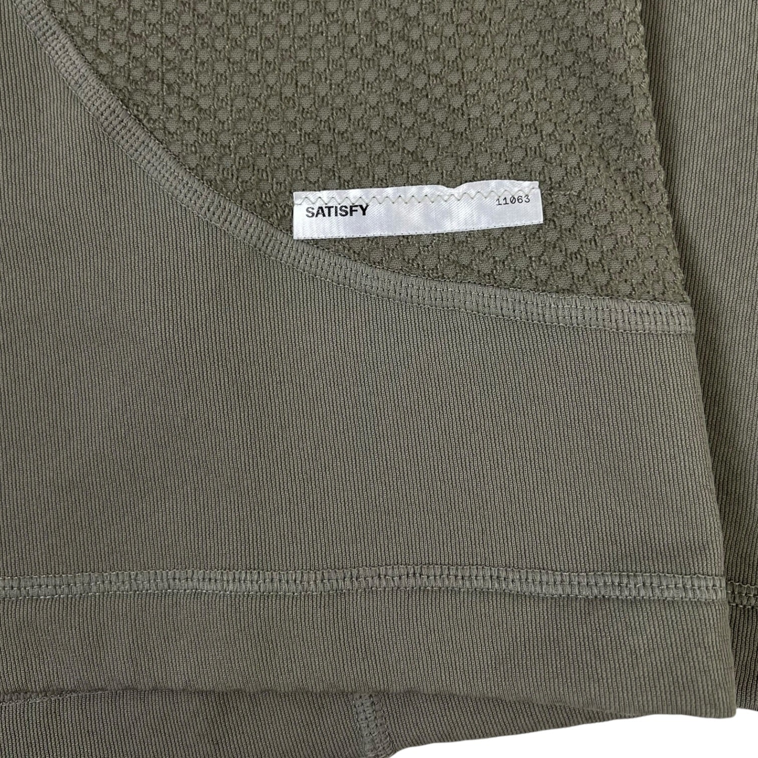 Satisfy Running FuzzFleece Octa Long Sleeve Green