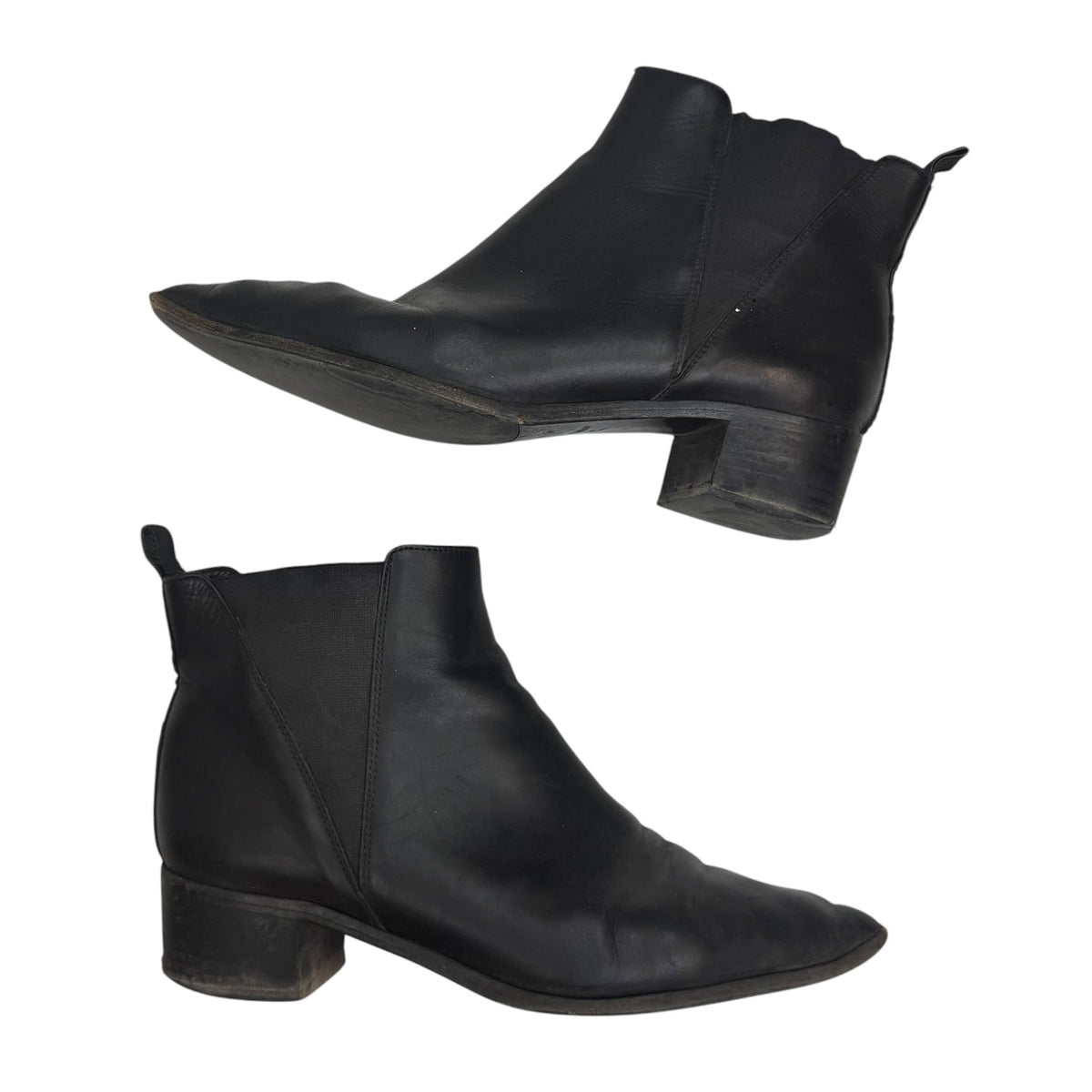 (W) Acne Studios Leather Jensen Boots Black (Used)