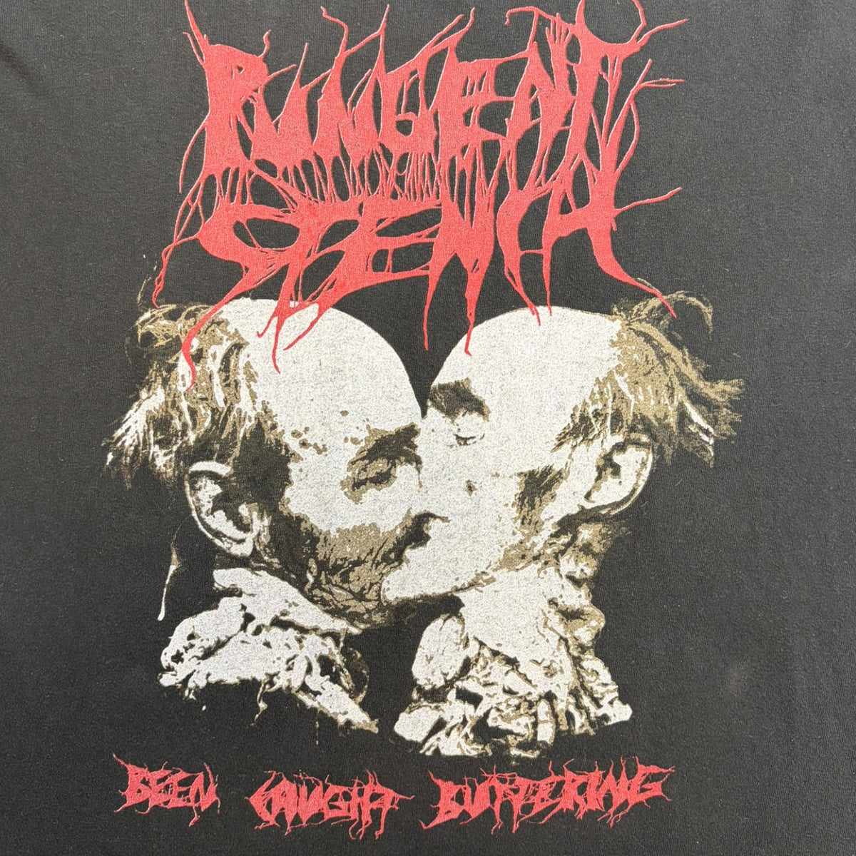 Vintage Pungent Stench "Been Caught Buttering" Long-sleeve Black
