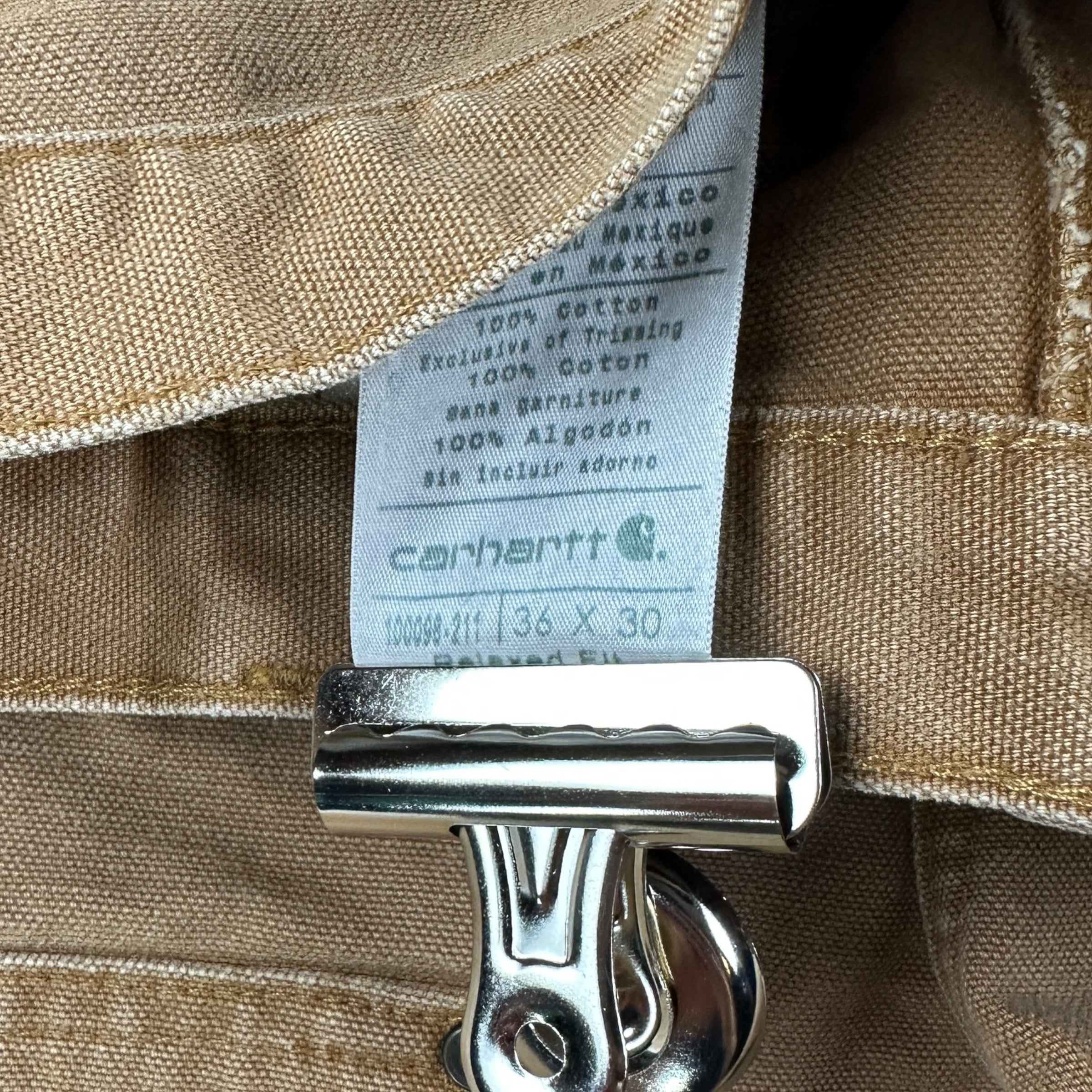 Vintage Carhartt Double Knees Pants Tan