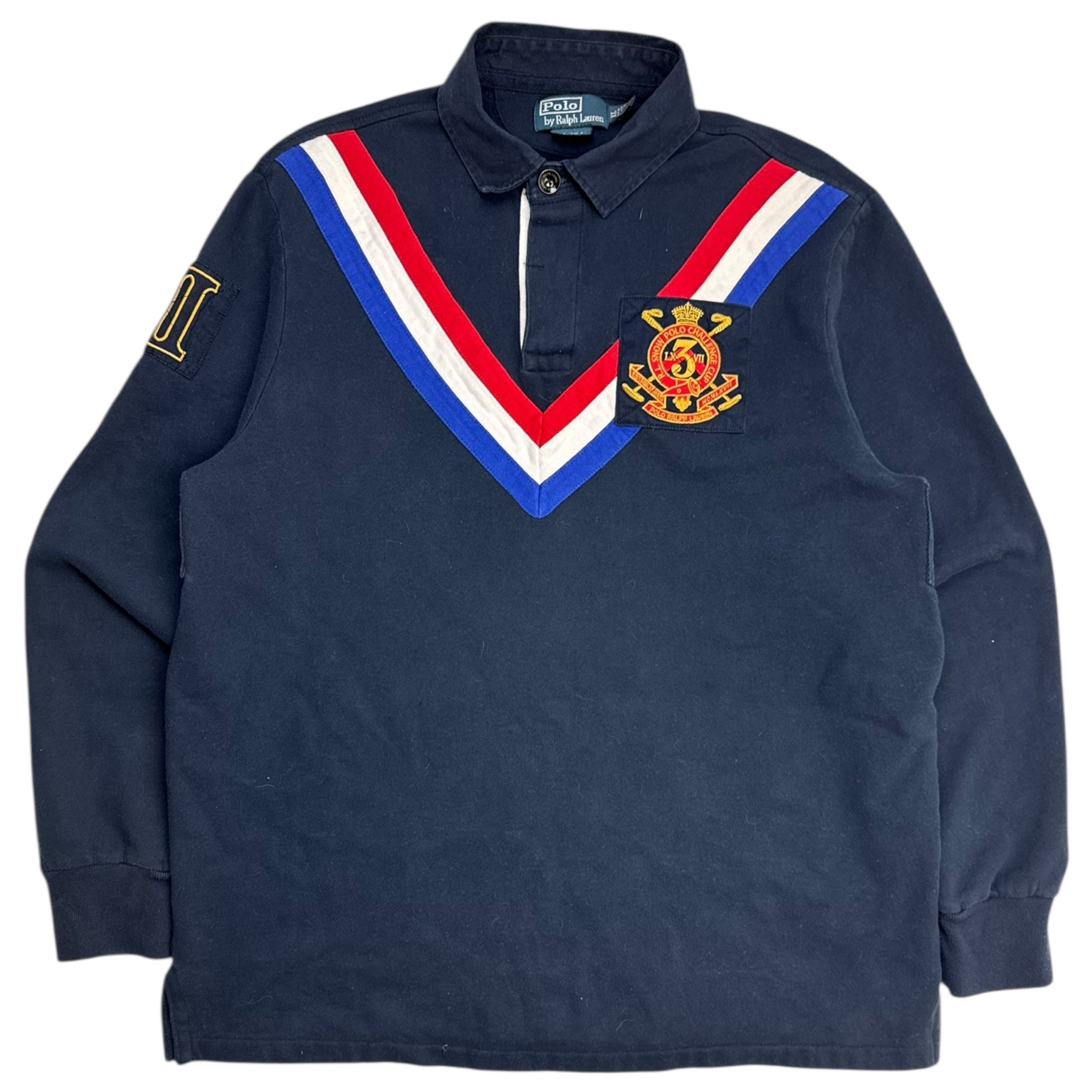 Vintage Polo Ralph Lauren Collared Crewneck Navy