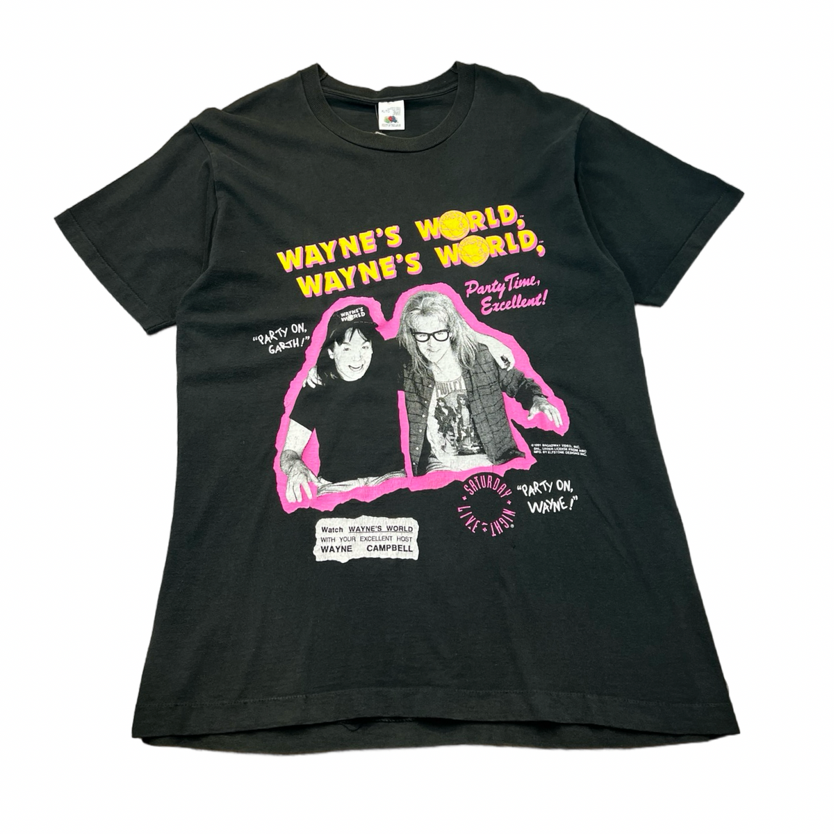 1991 Waynes World Saturday Night Live Tee