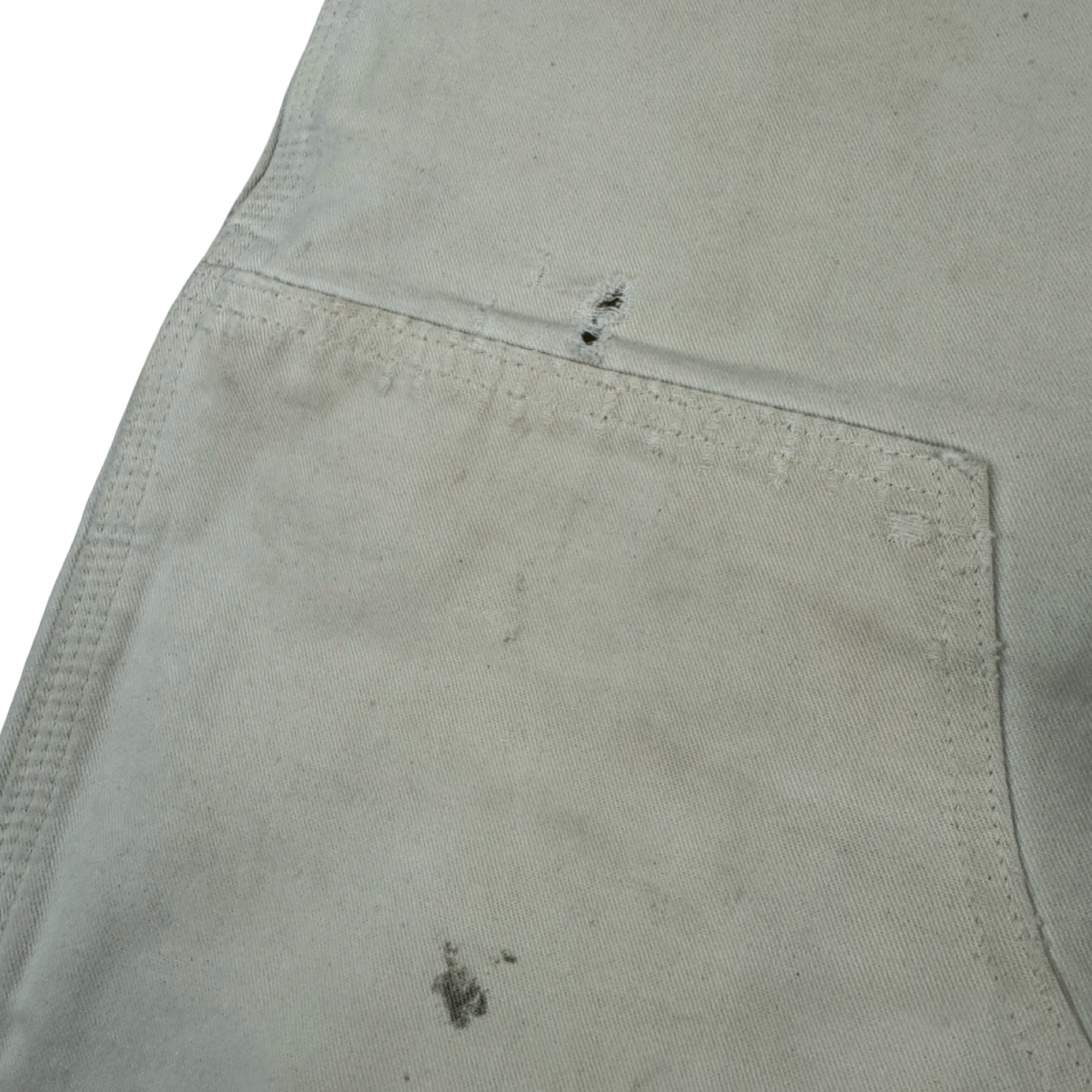 Vintage Carhartt Double Knee Bottoms White