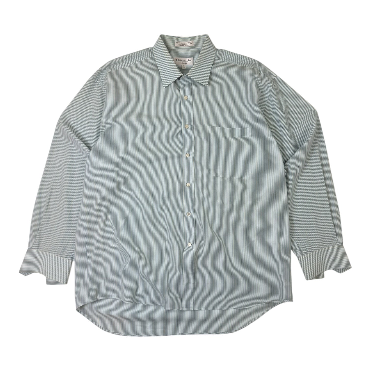 Vintage Christian Dior Button Up Blue