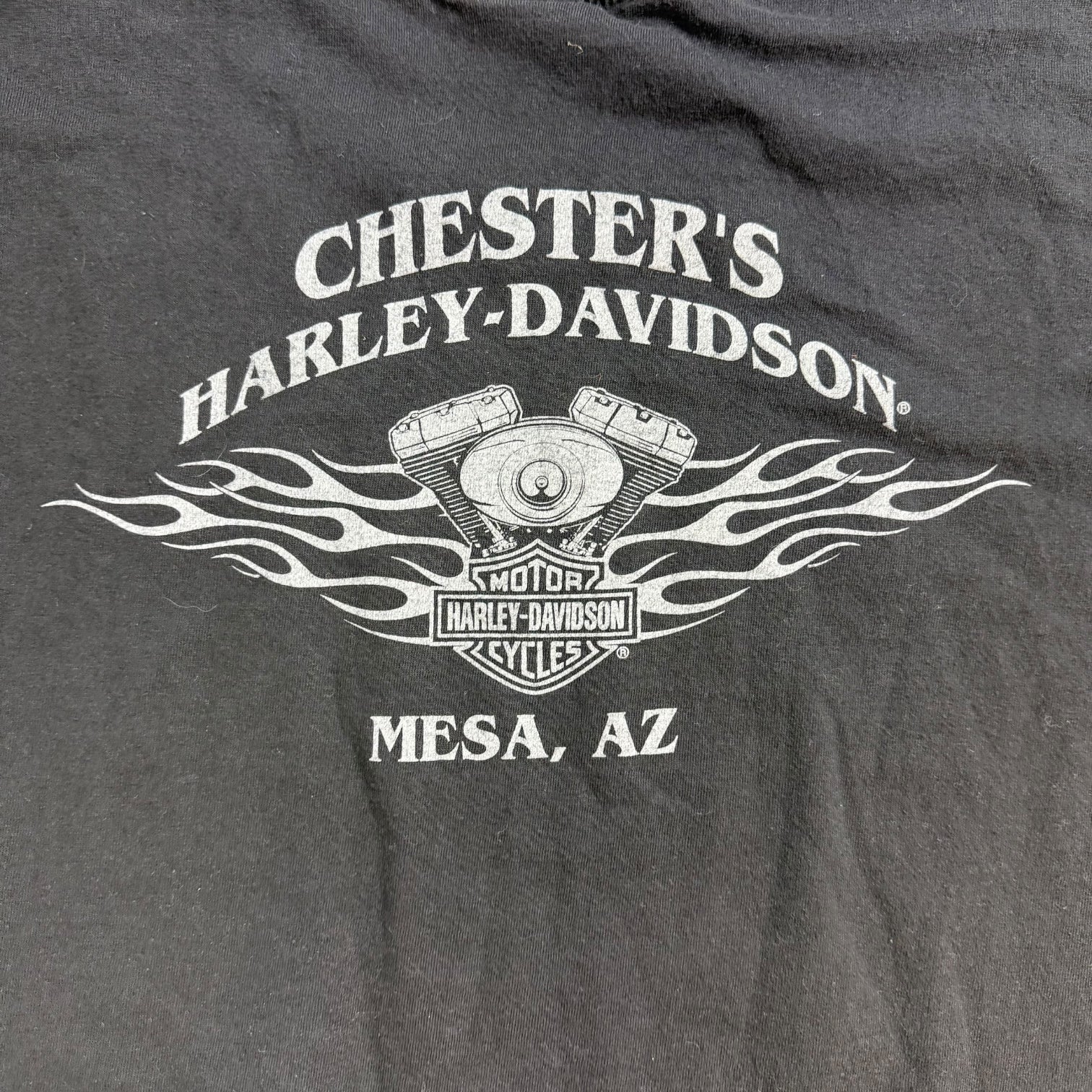 Vintage Harley Davidson Of Mesa Tee Black