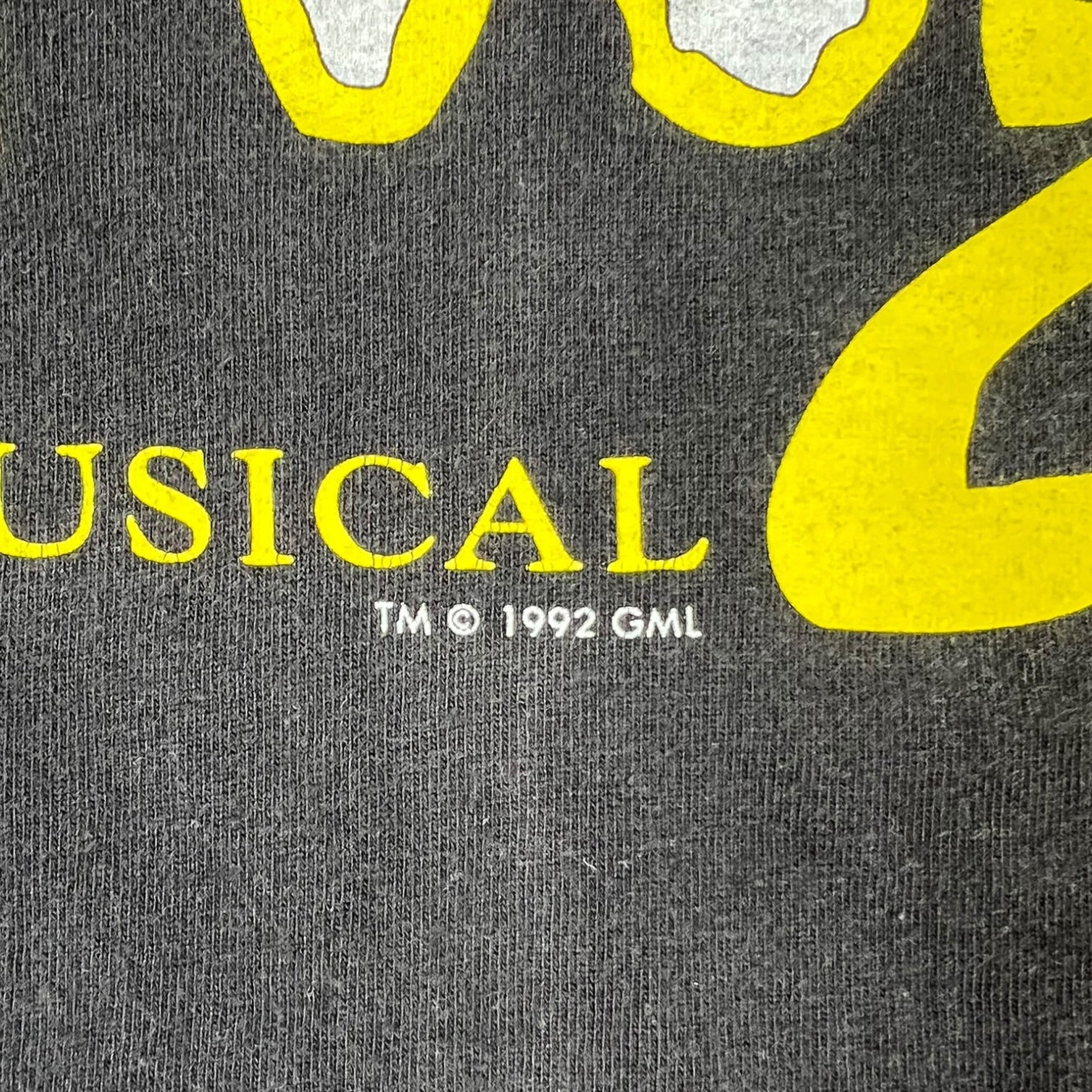 Vintage 90’s Scrooge The Musical T-Shirt Black