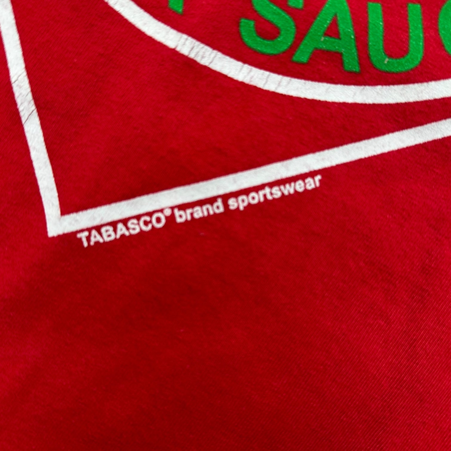 Vintage Tabasco Brand Sportswear Tee Red