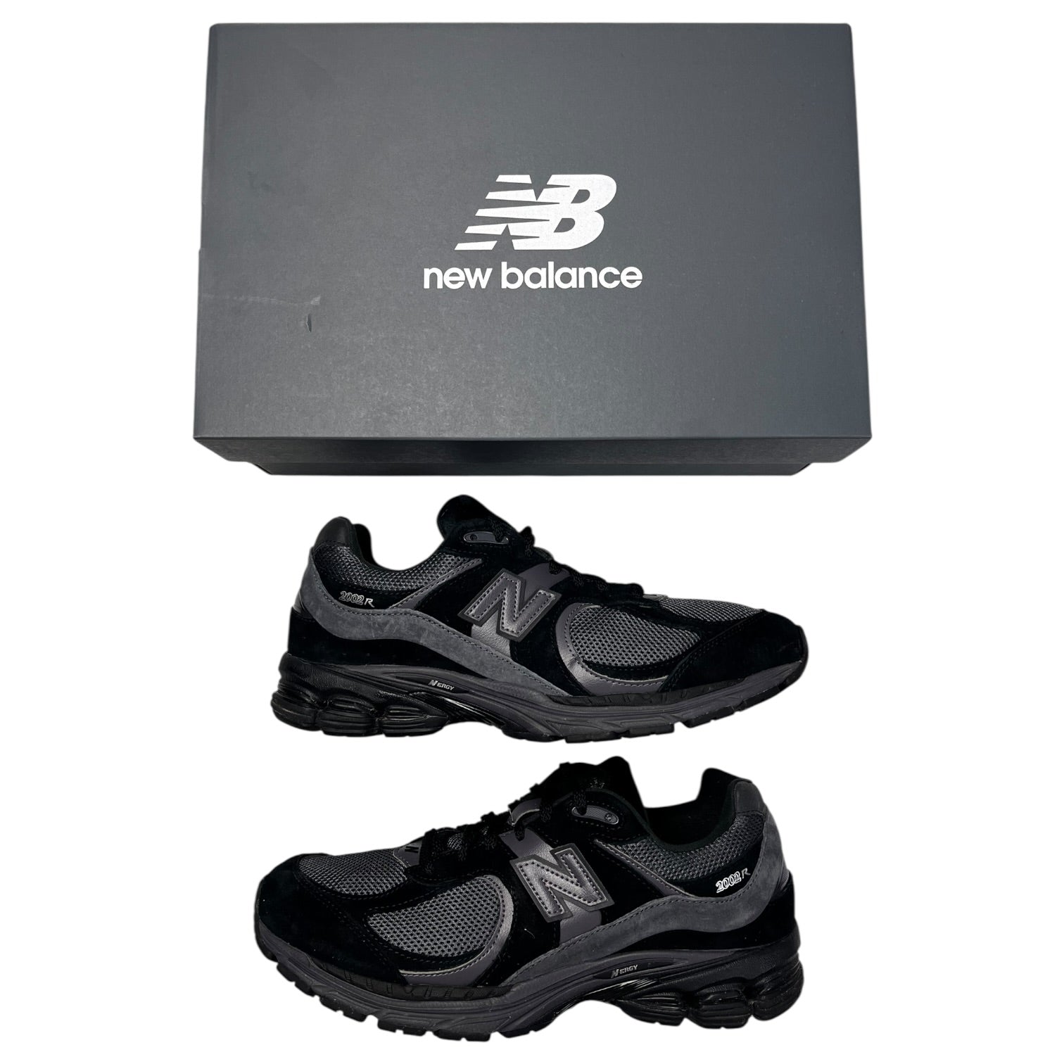 New Balance 2002R Black Dark Grey (Used)