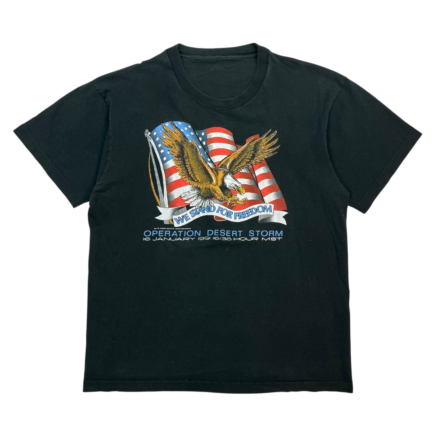 1991 Operation Desert Storm Tee Black