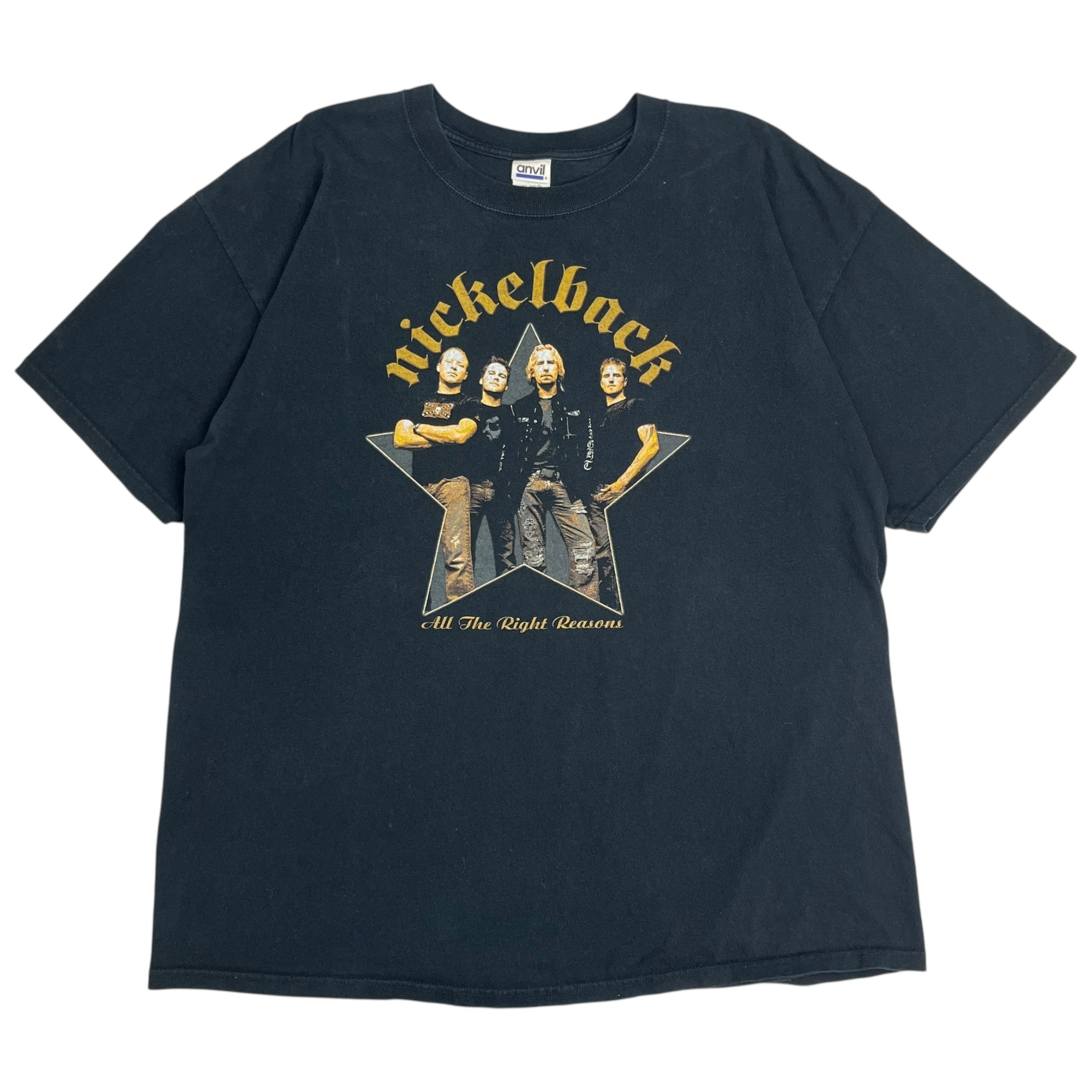 2006 Nickelback All The Right Reasons Tour Tee Black